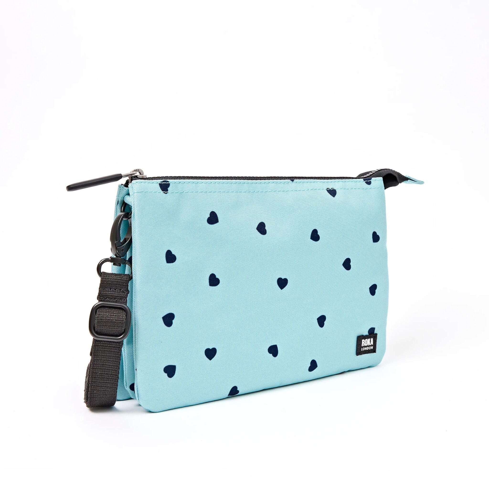 ROKA London - Carnaby XL XL Carnaby crossbody-väska #Färg_Heart_Print