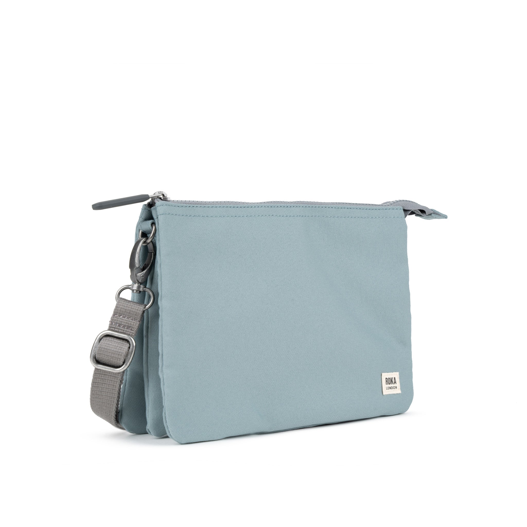 ROKA London - Carnaby XL XL Carnaby crossbody-väska #Färg_London_Fog