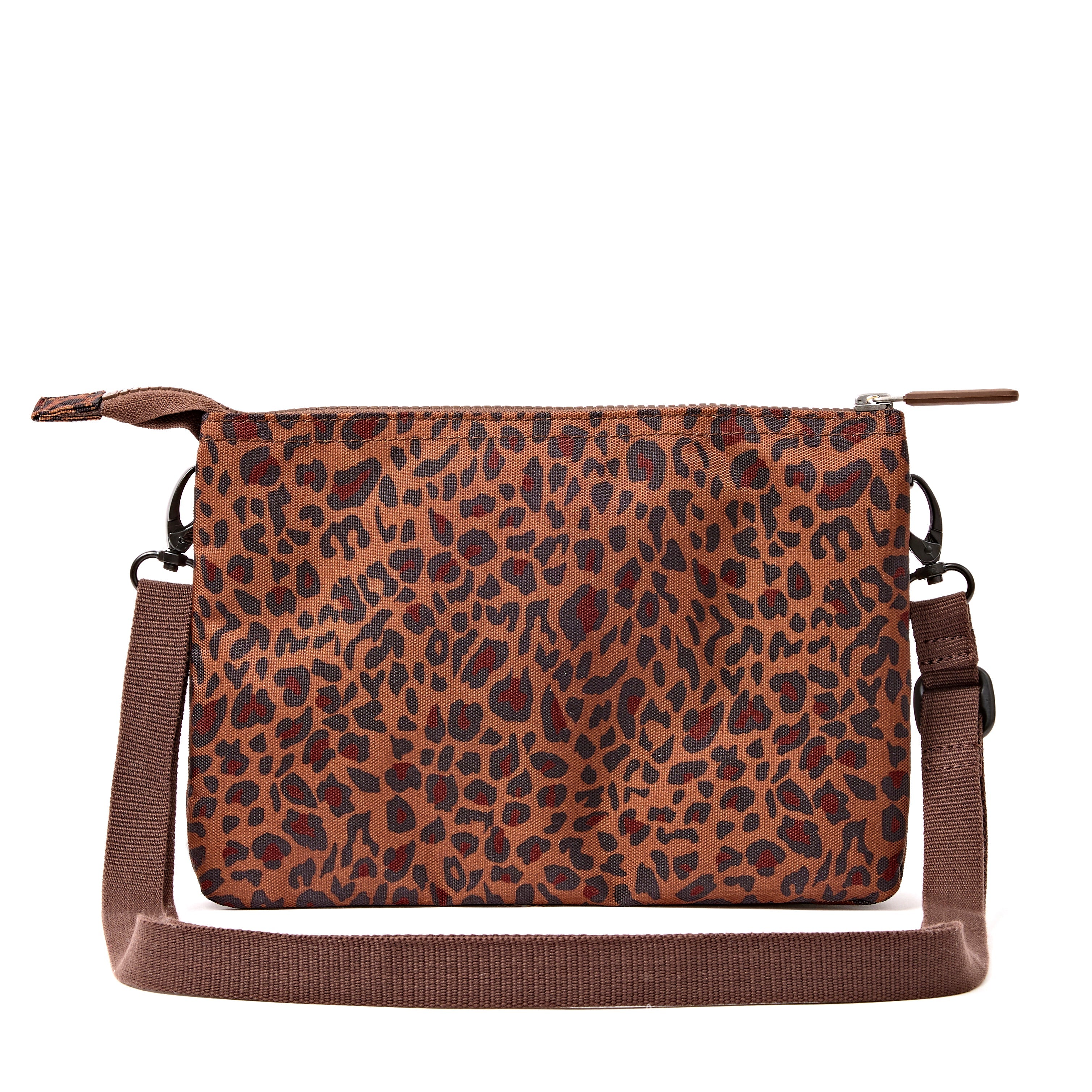 ROKA London - Carnaby XL XL Carnaby crossbody-väska #Färg_Mini_Leopard