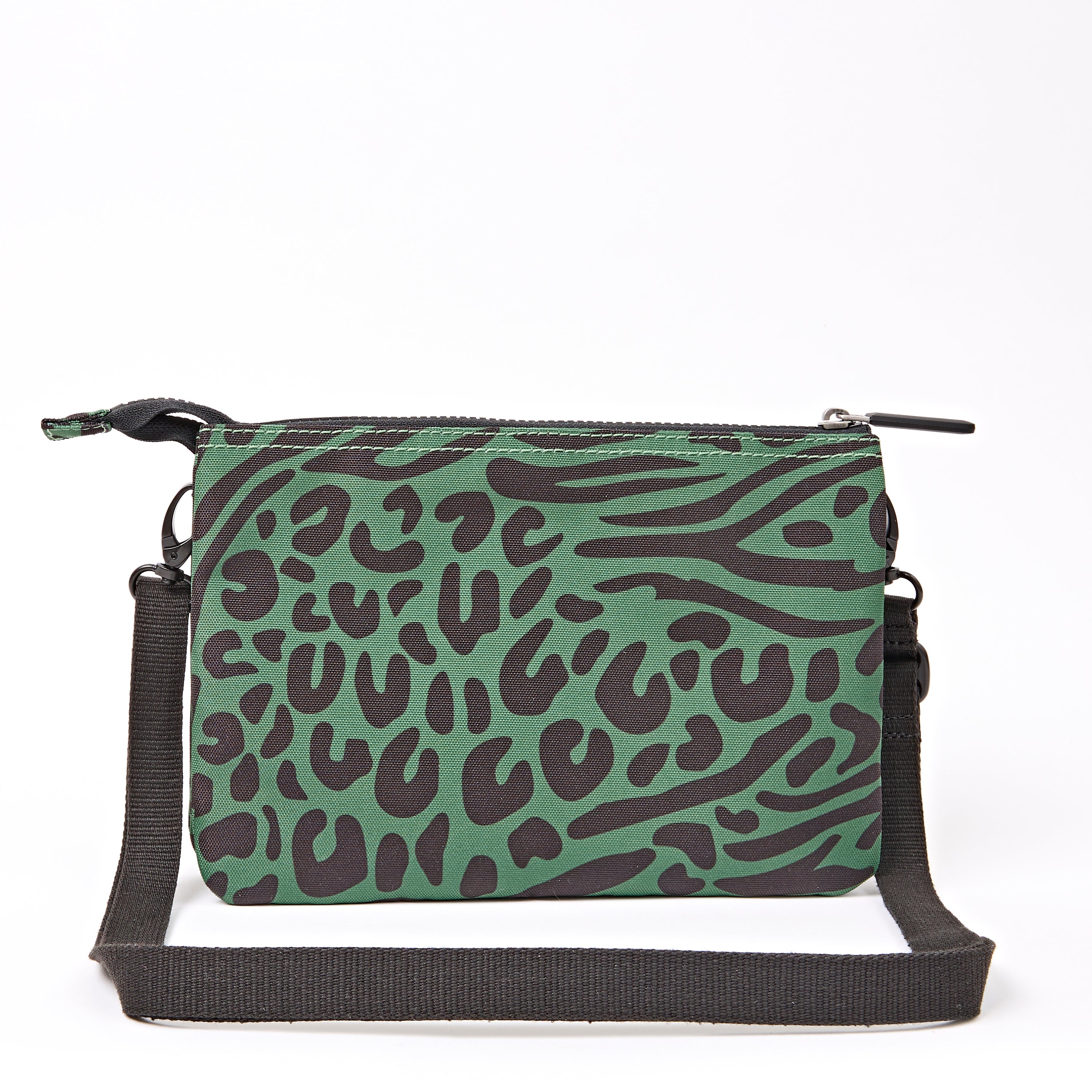 ROKA London - Carnaby XL XL Carnaby crossbody-väska #Färg_Mixed_Animal_Artichoke