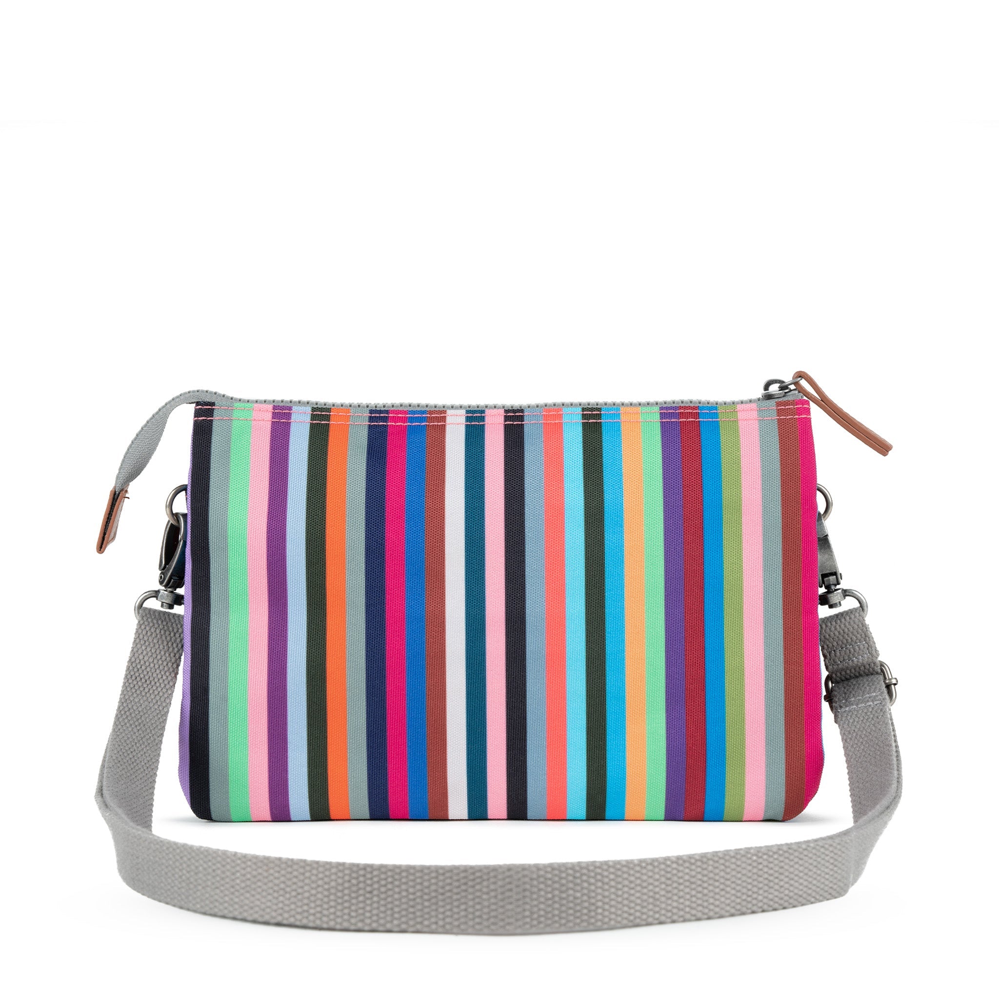ROKA London - Carnaby XL XL Carnaby crossbody-väska #Färg_Multi_Stripe