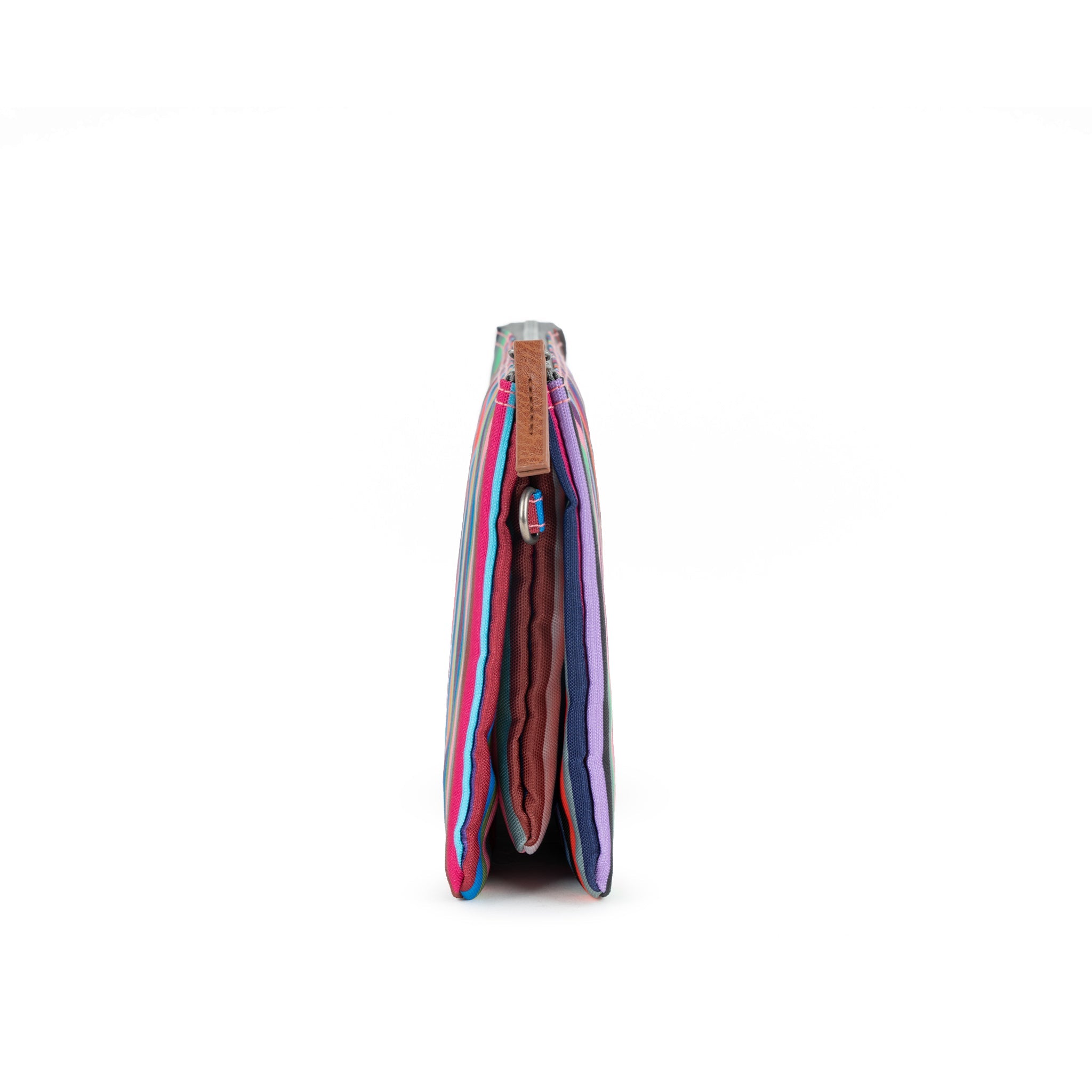 ROKA London - Carnaby XL XL Carnaby crossbody-väska #Färg_Multi_Stripe