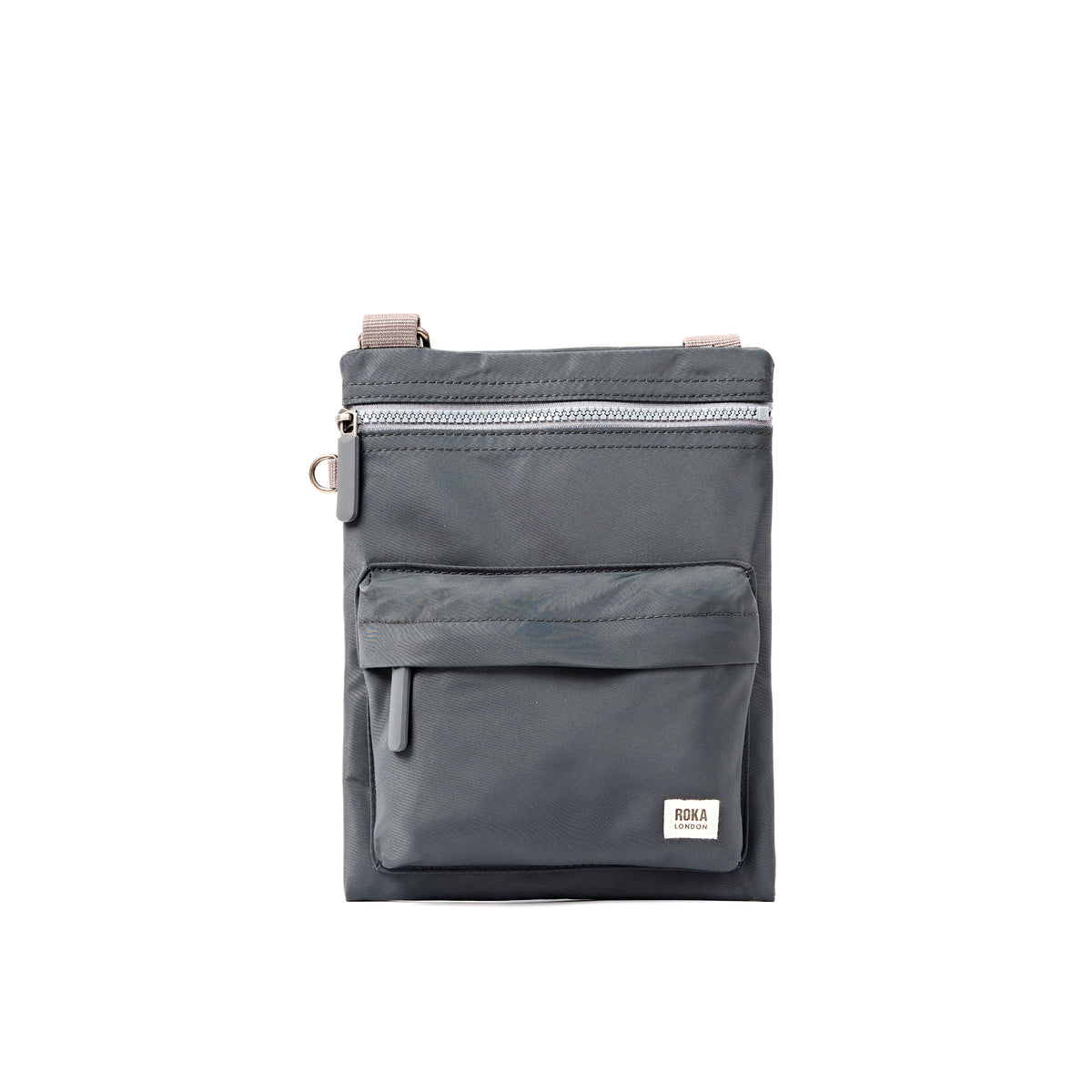 ROKA London - Chelsea B M crossbody-väska #Färg_Beluga