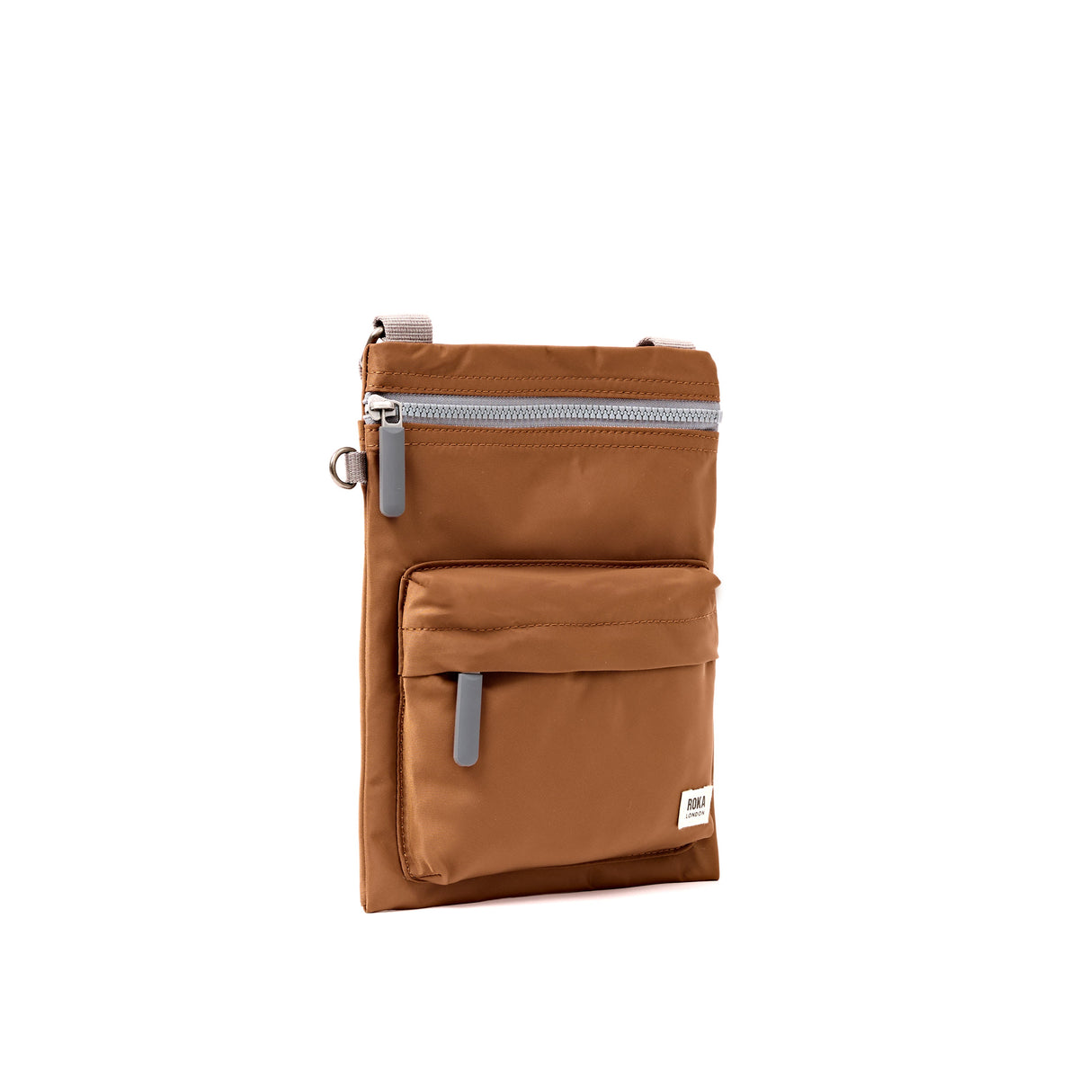 ROKA London - Chelsea B M crossbody-väska #Färg_Biscuit