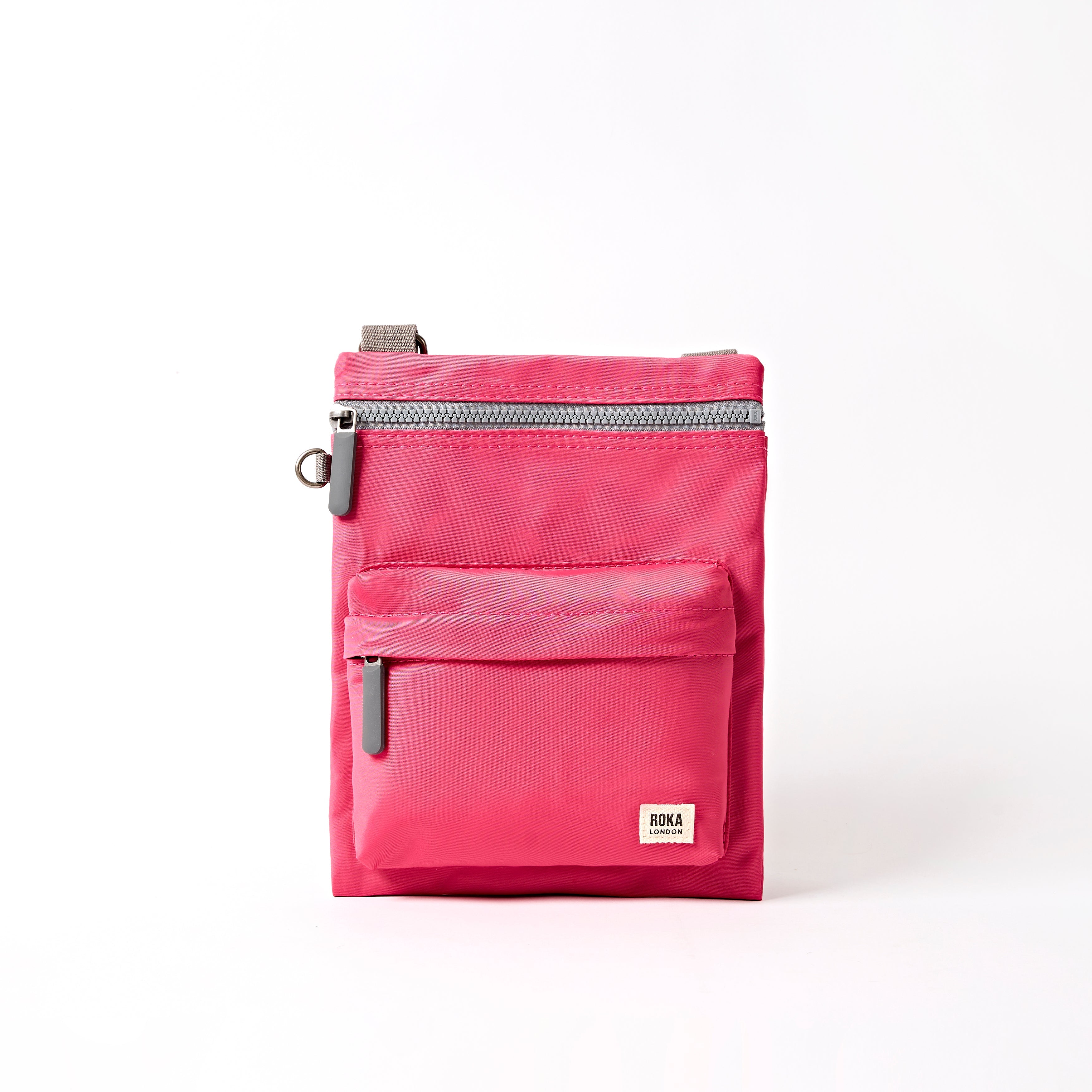 ROKA London - Chelsea B M crossbody-väska #Färg_Granita_Red