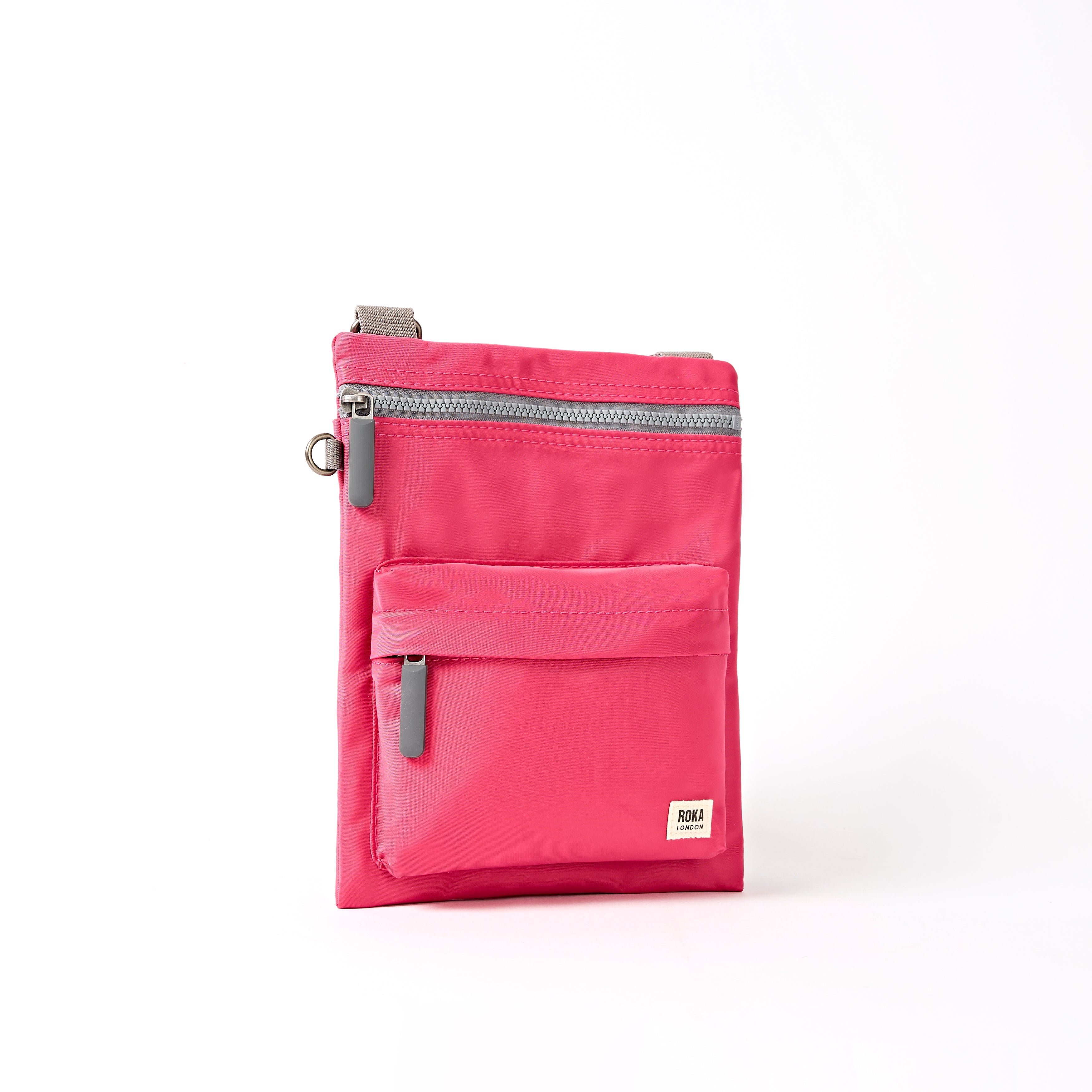 ROKA London - Chelsea B M crossbody-väska #Färg_Granita_Red