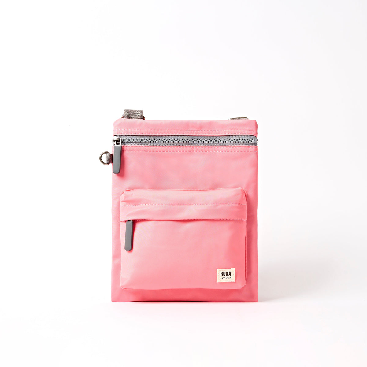 ROKA London - Chelsea B M crossbody-väska #Färg_Pink_Lemonade