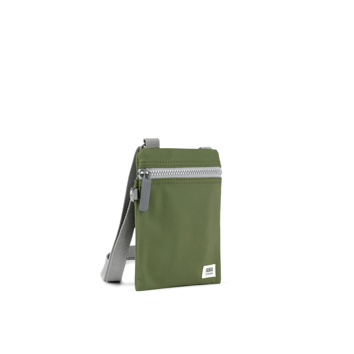 ROKA London - Chelsea XS slingväska med ficka #Färg_Avocado