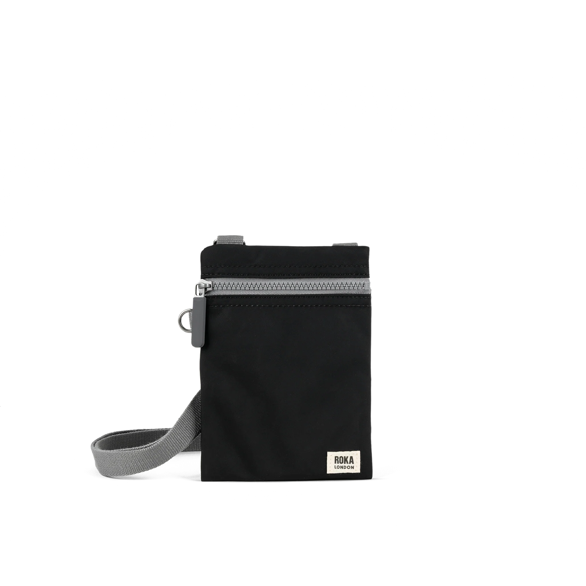 ROKA London - Chelsea XS slingväska med ficka #Färg_Black