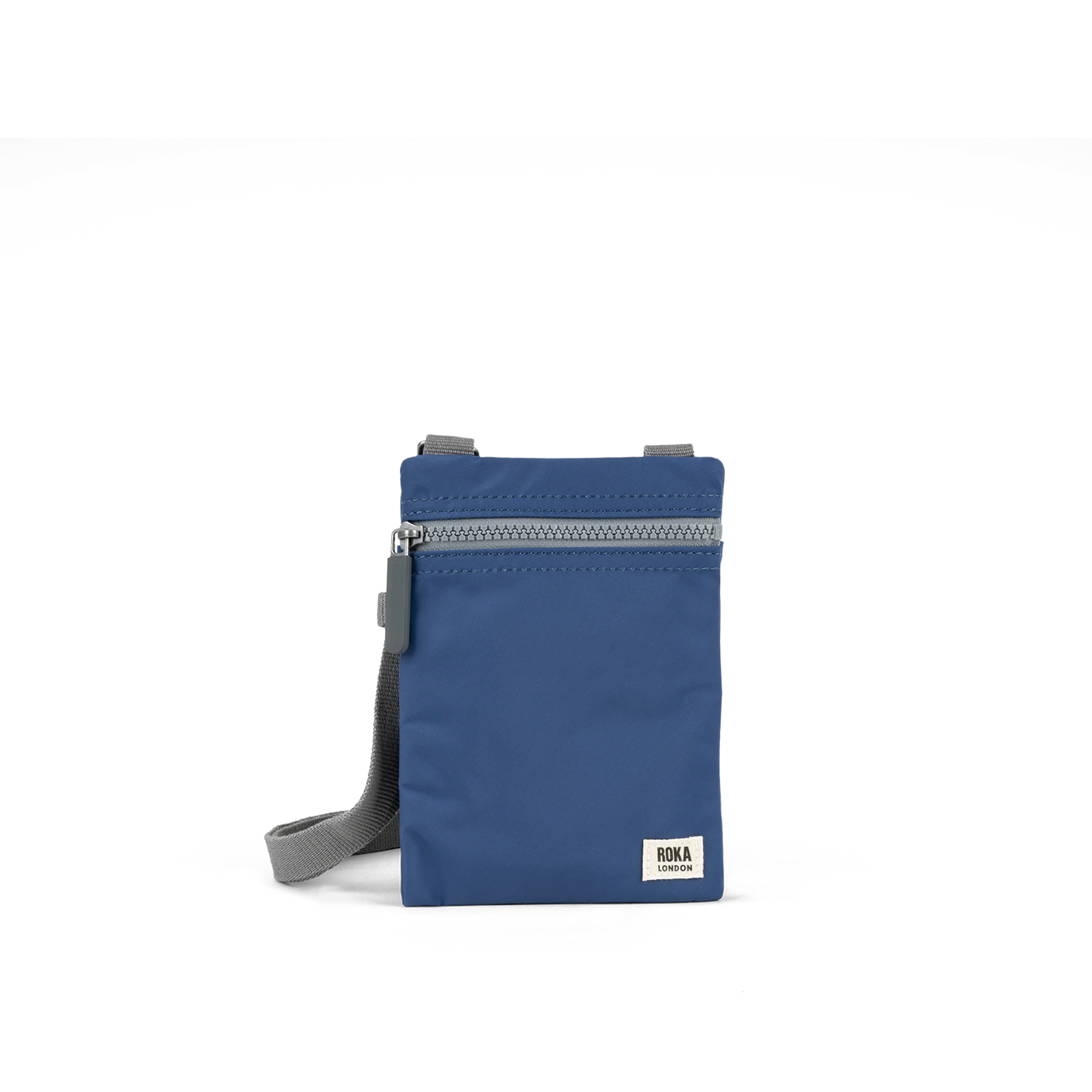 ROKA London - Chelsea XS slingväska med ficka #Färg_Burnt_Blue