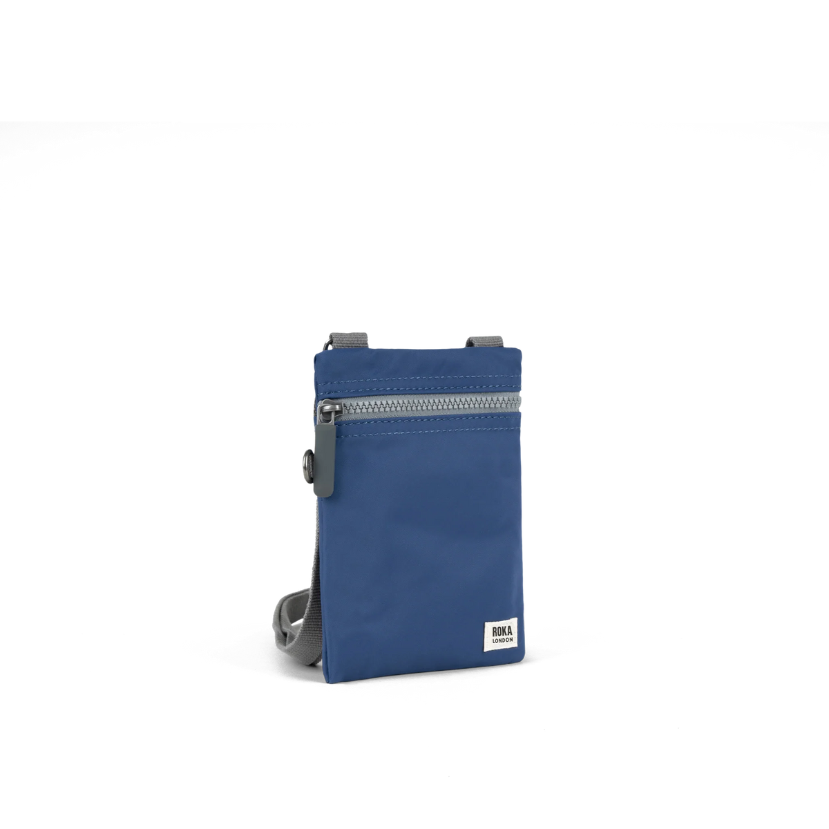 ROKA London - Chelsea XS slingväska med ficka #Färg_Burnt_Blue