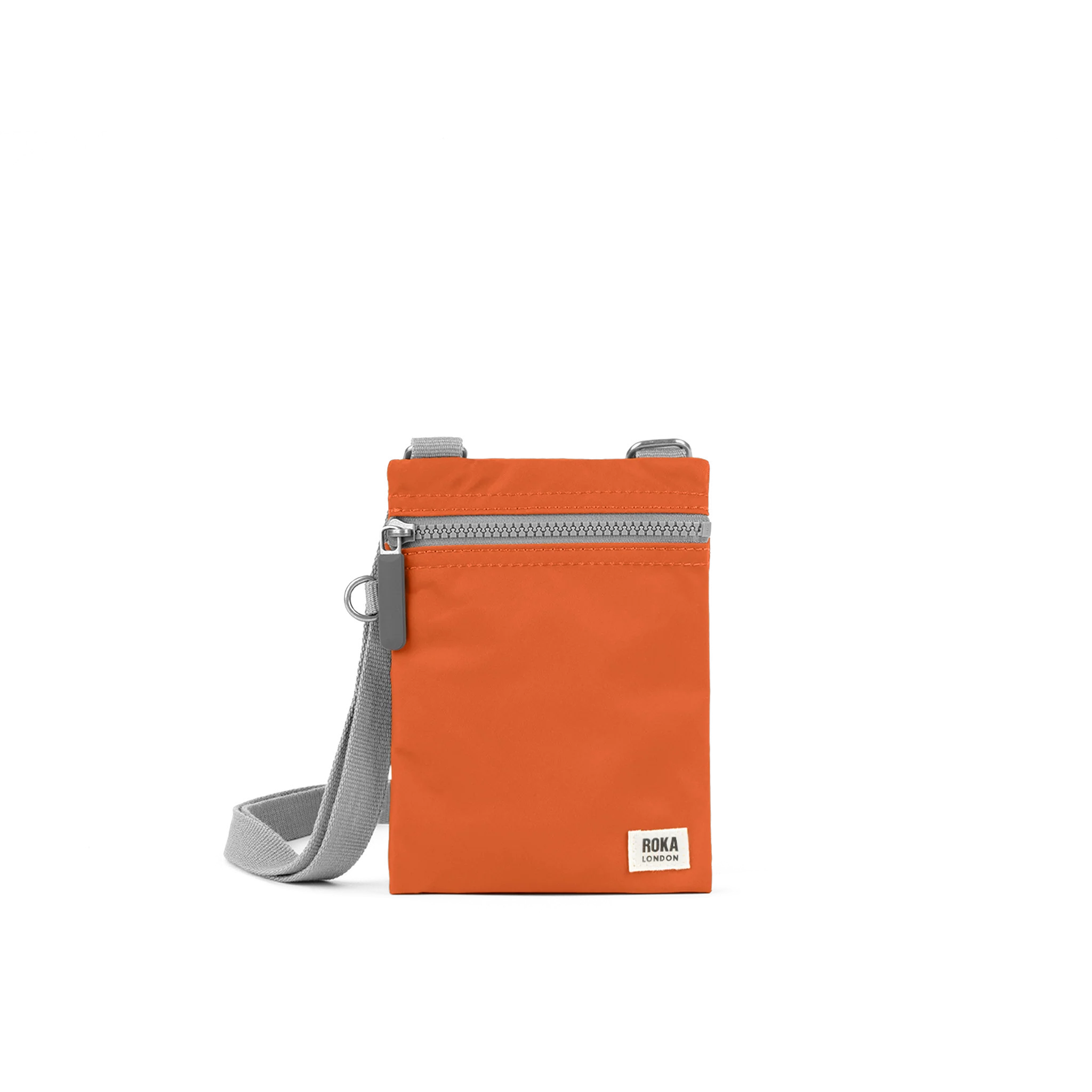 ROKA London - Chelsea XS slingväska med ficka #Färg_Burnt_Orange