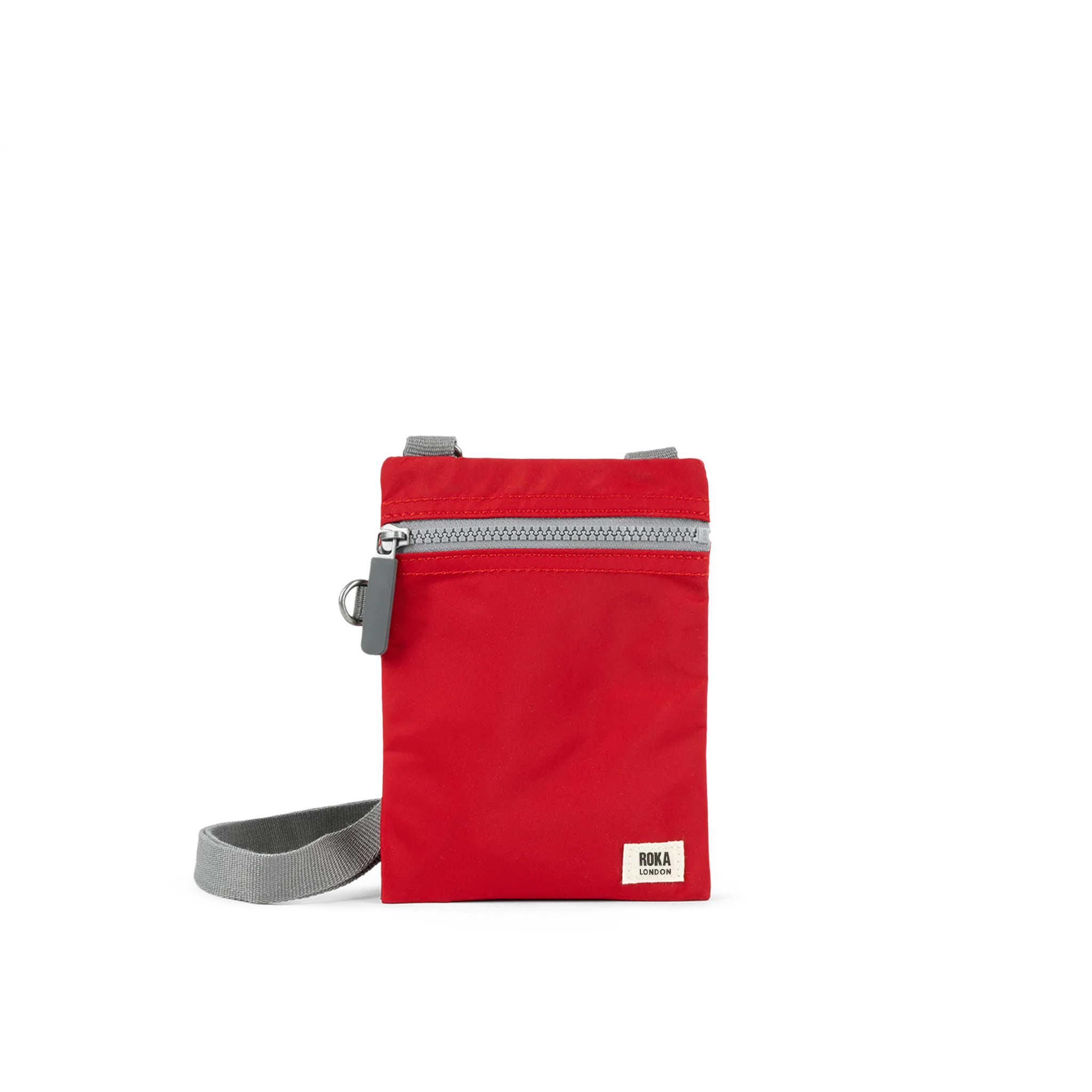 ROKA London - Chelsea XS slingväska med ficka #Färg_Cranberry