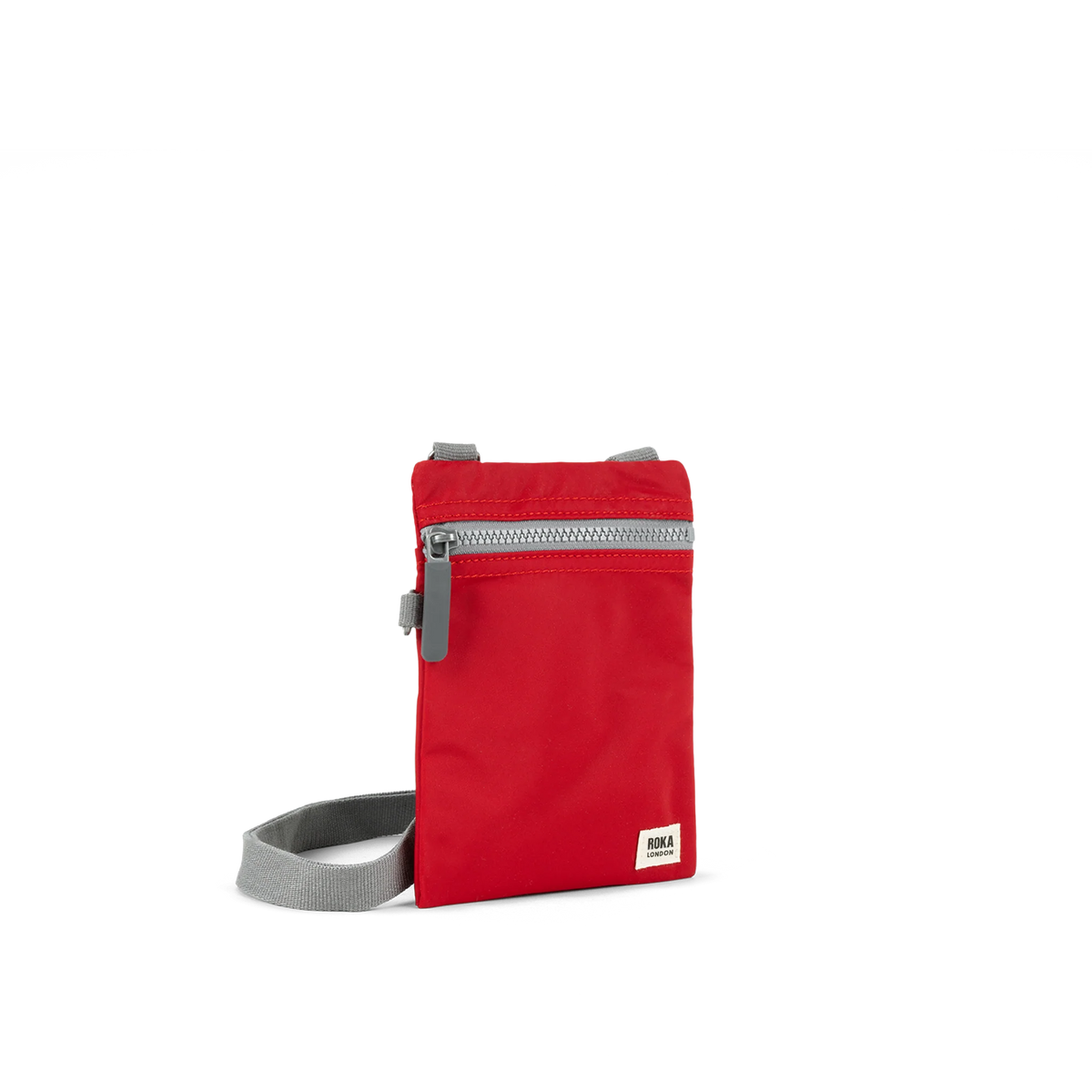 ROKA London - Chelsea XS slingväska med ficka #Färg_Cranberry