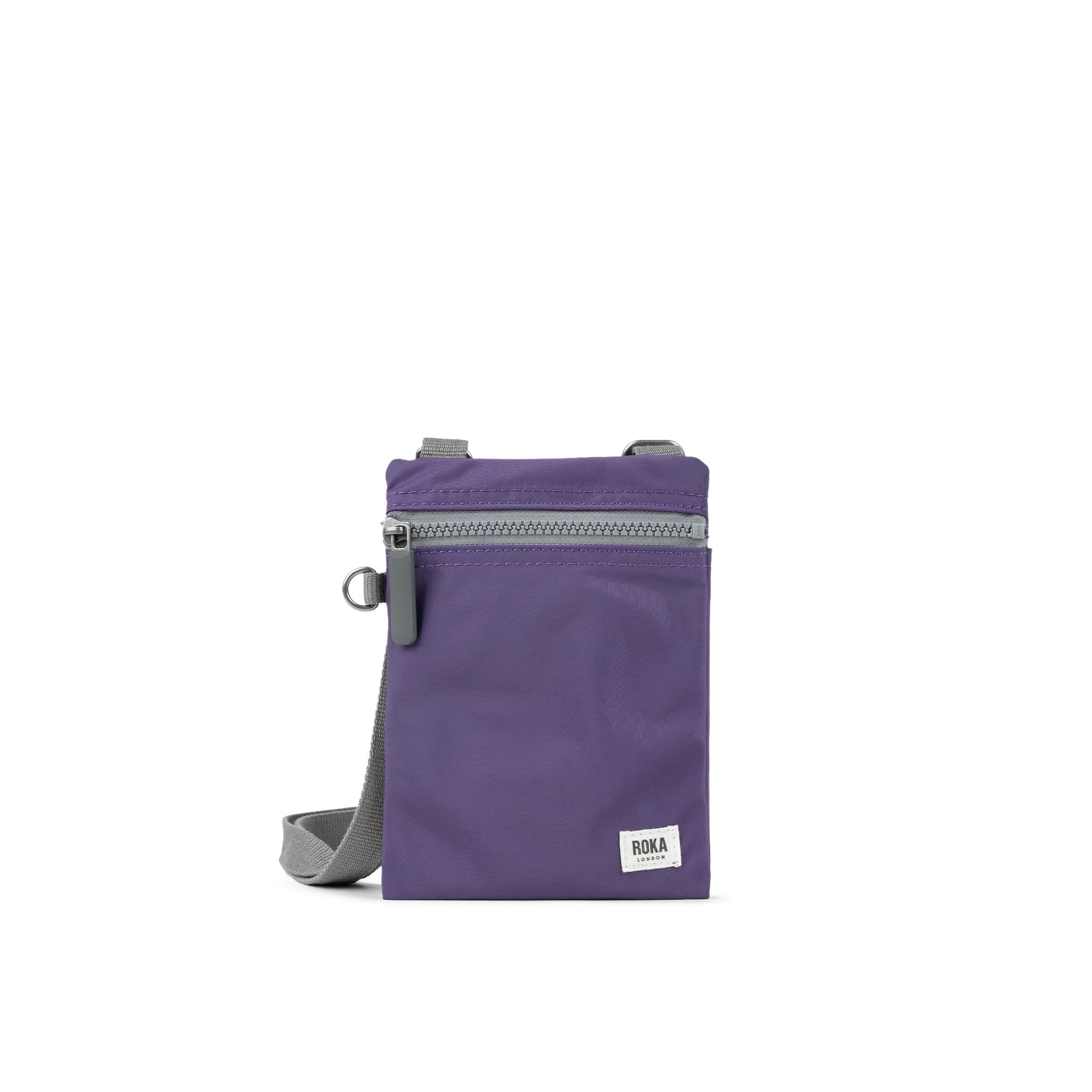 ROKA London - Chelsea XS slingväska med ficka #Färg_Mulberry