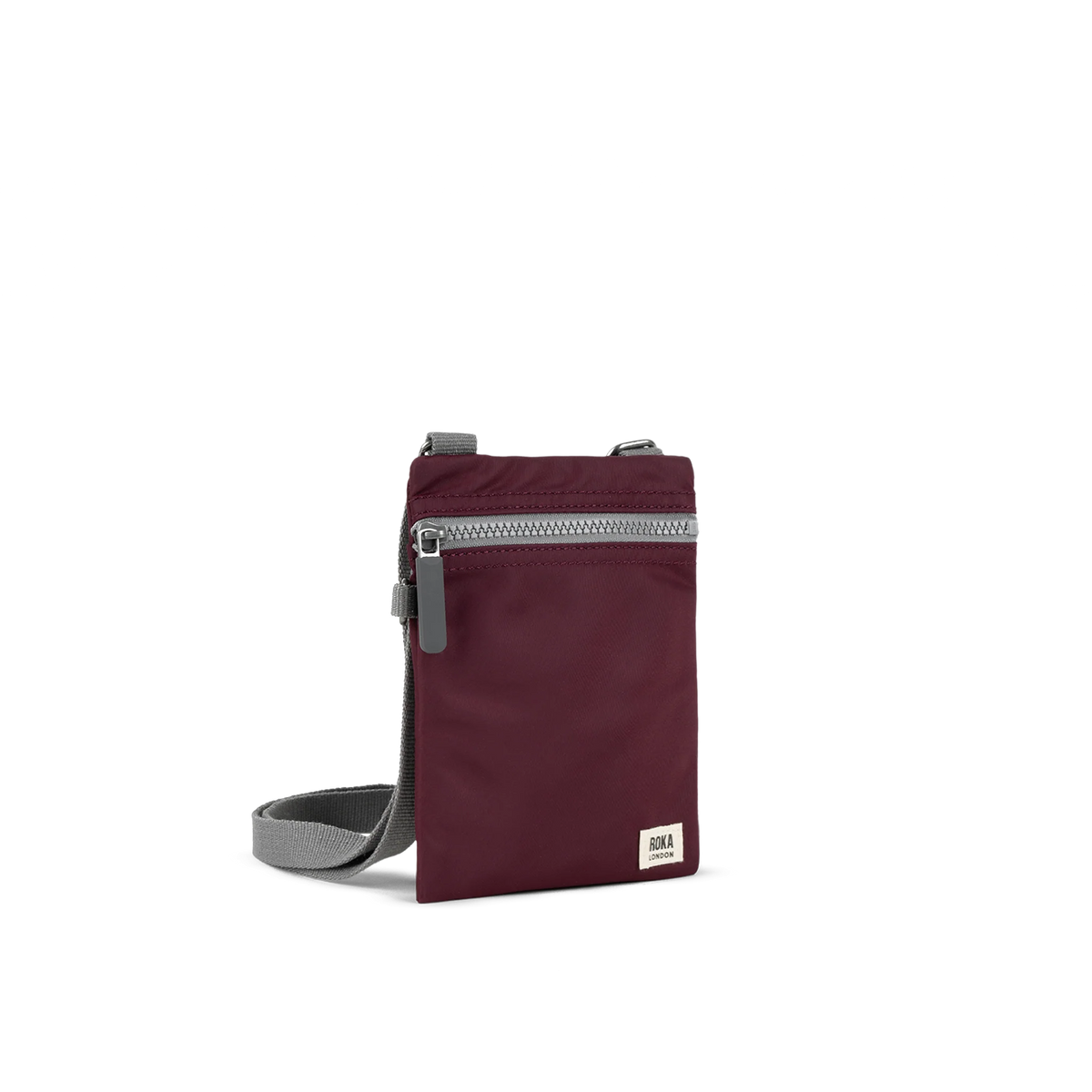 ROKA London - Chelsea XS slingväska med ficka #Färg_Plum