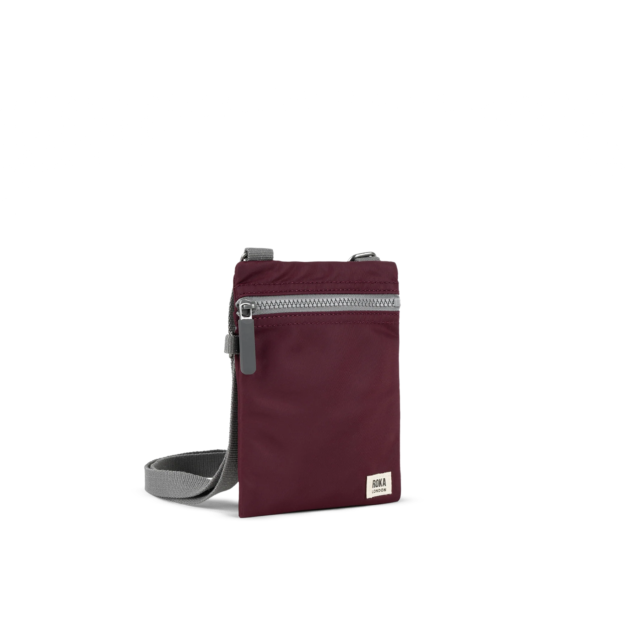 ROKA London - Chelsea XS slingväska med ficka #Färg_Plum