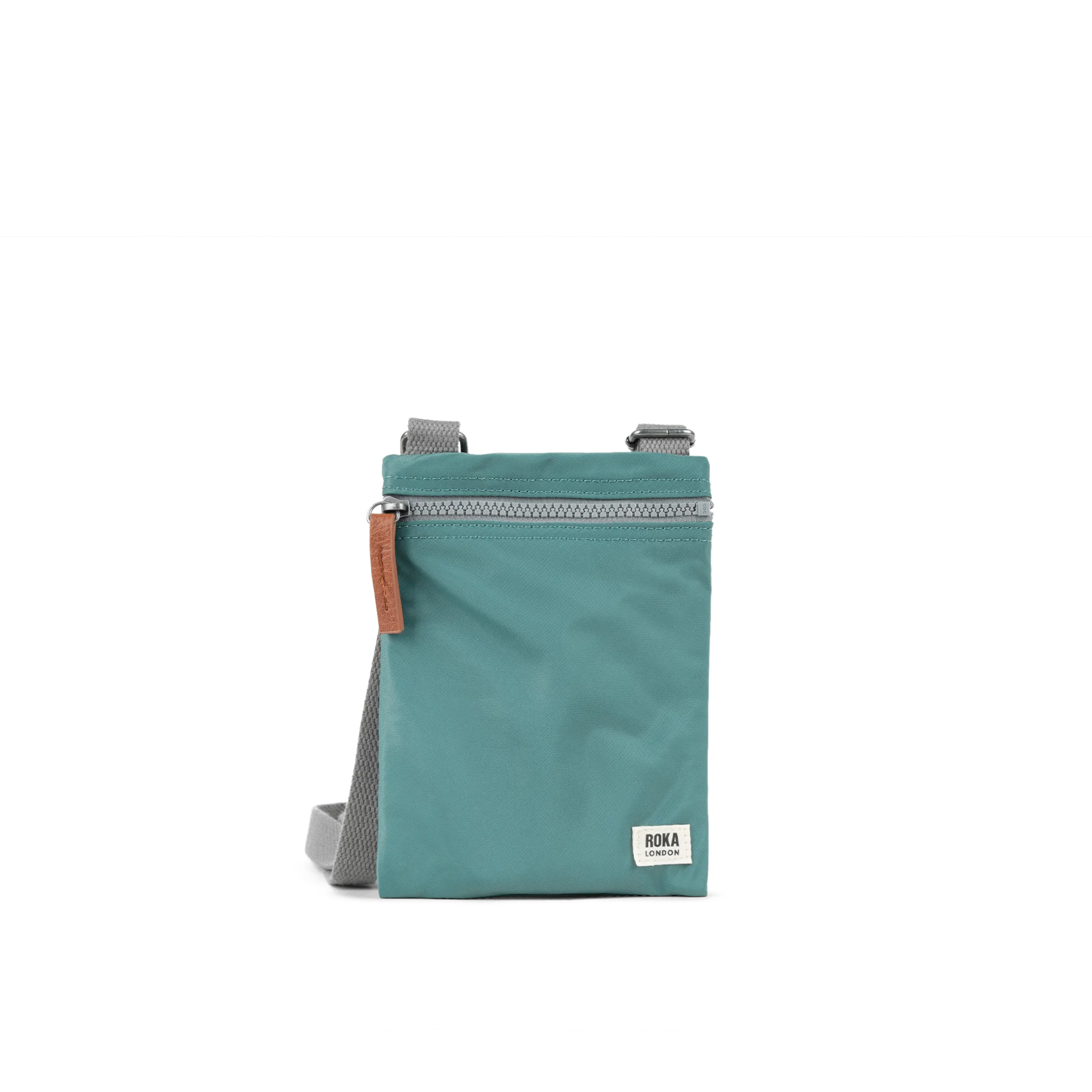 ROKA London - Chelsea XS slingväska med ficka #Färg_Sage