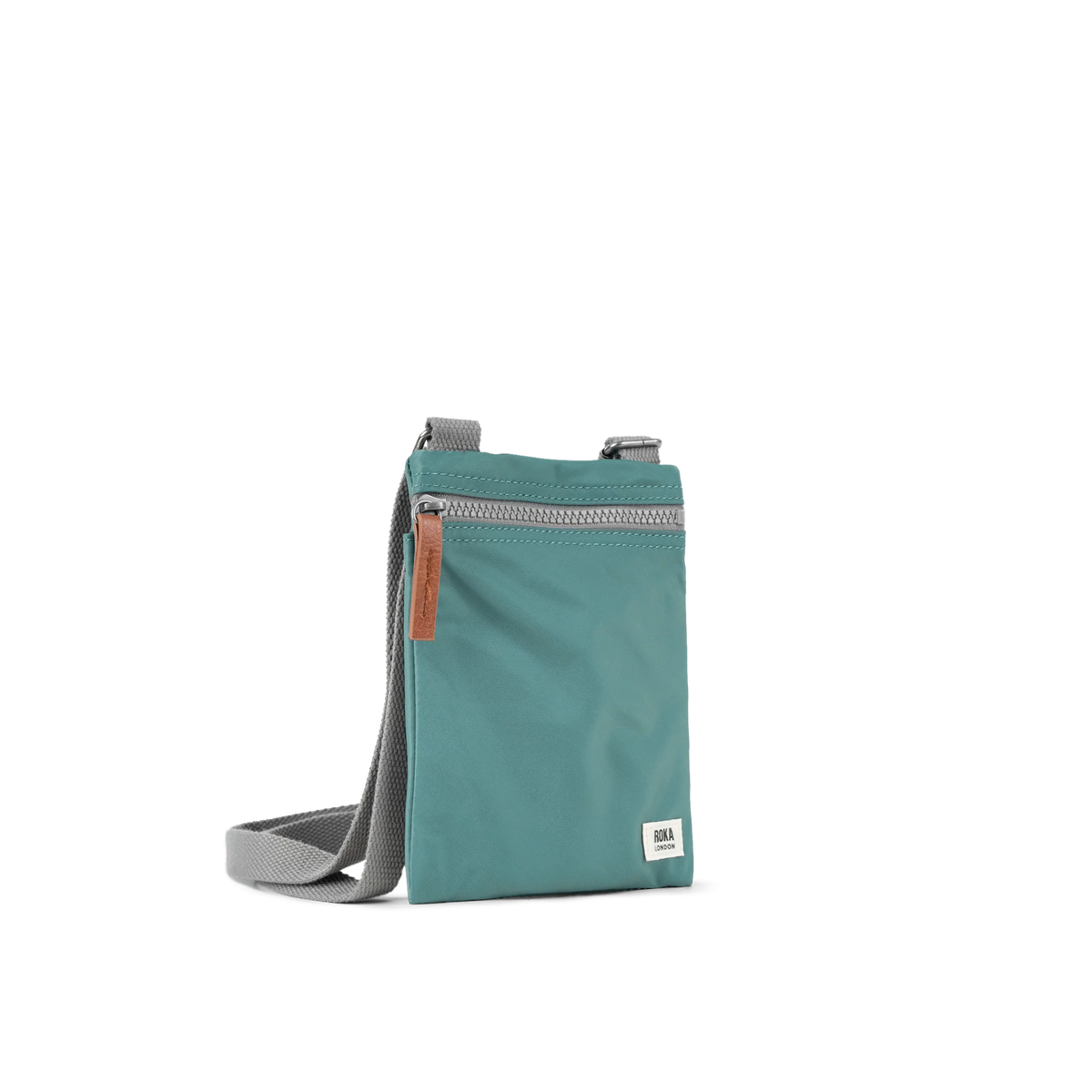 ROKA London - Chelsea XS slingväska med ficka #Färg_Sage