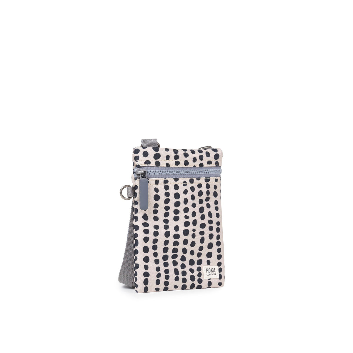 ROKA London - Chelsea XS slingväska med ficka #Färg_Linear_Dot