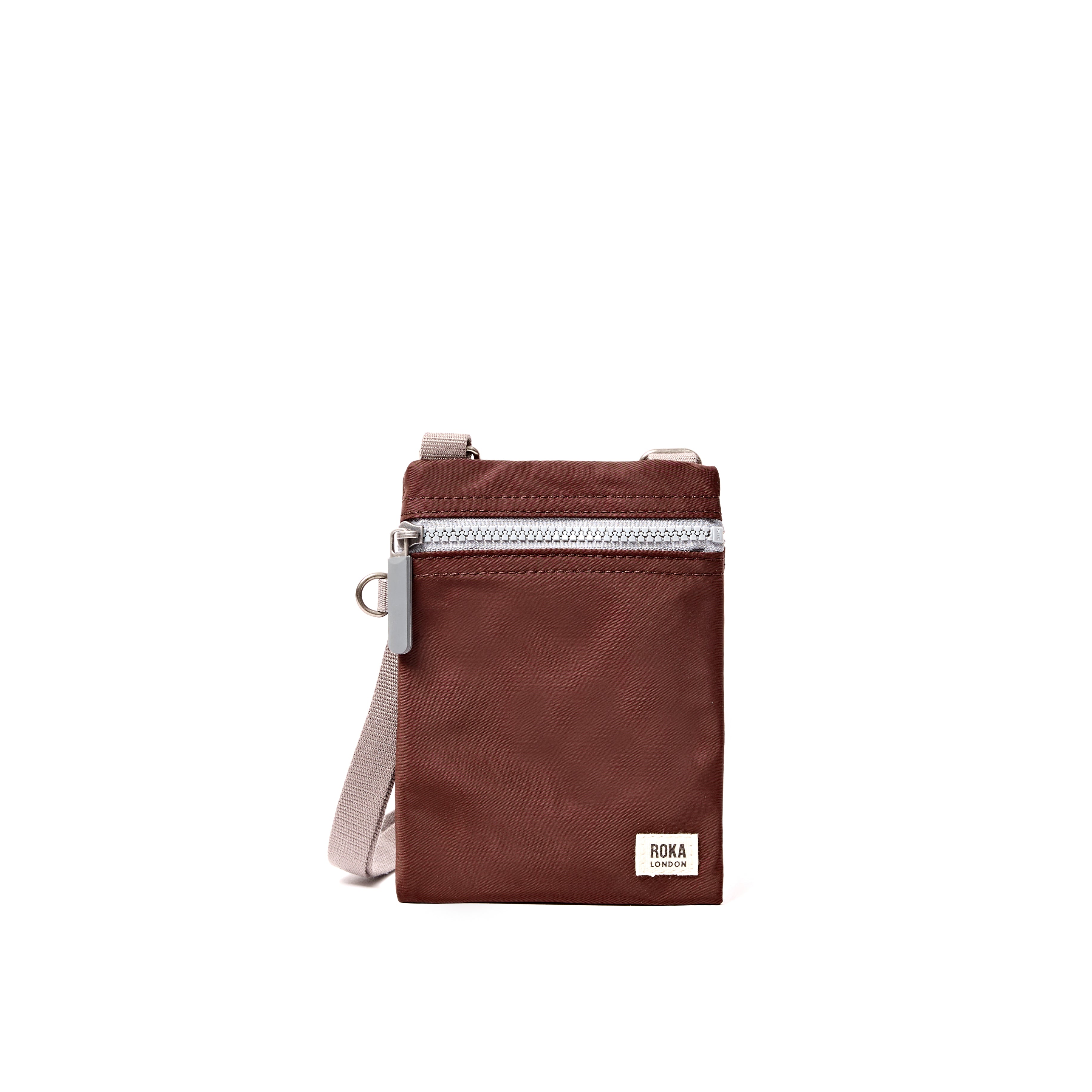 ROKA London - Chelsea XS slingväska med ficka #Färg_Rocky_Road
