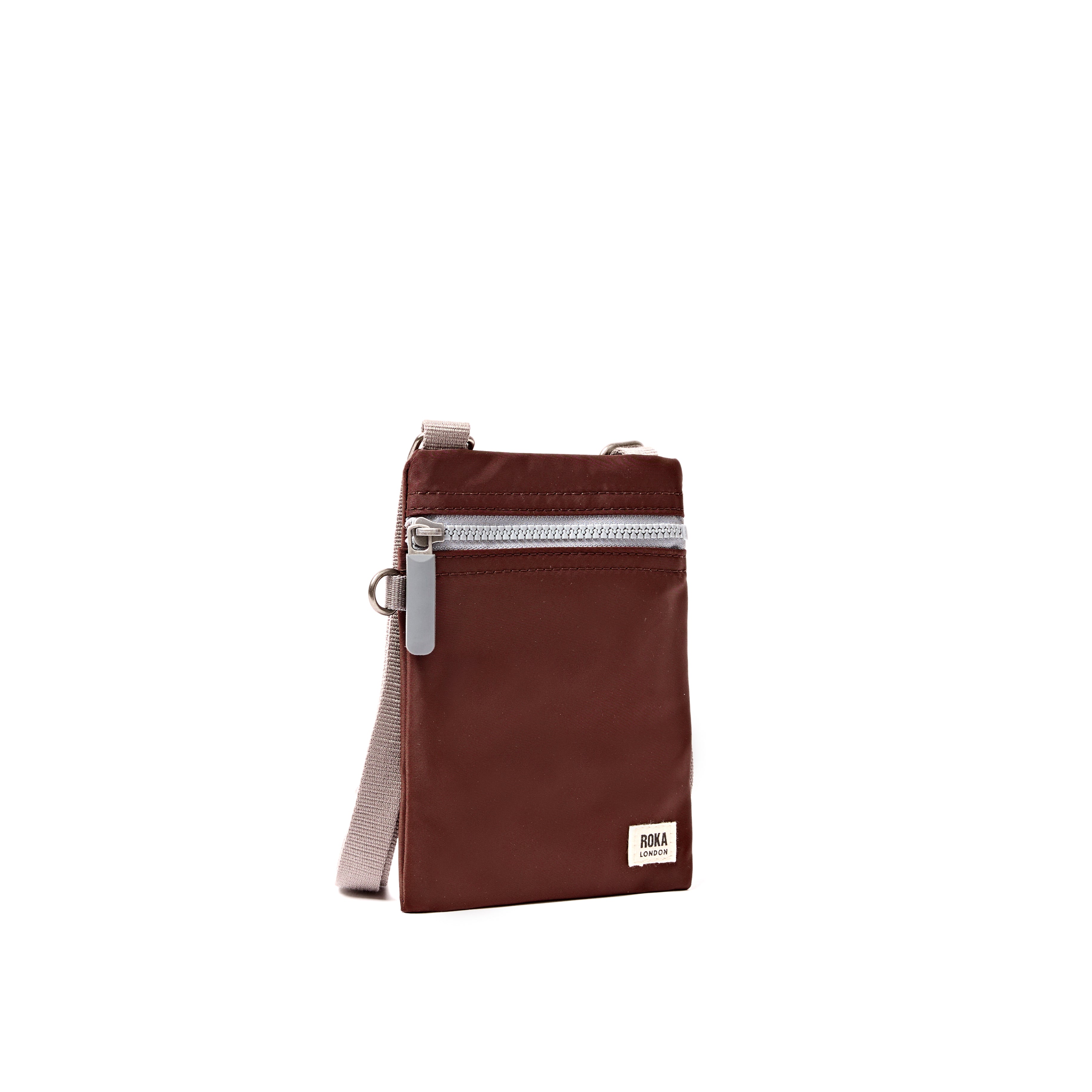 ROKA London - Chelsea XS slingväska med ficka #Färg_Rocky_Road