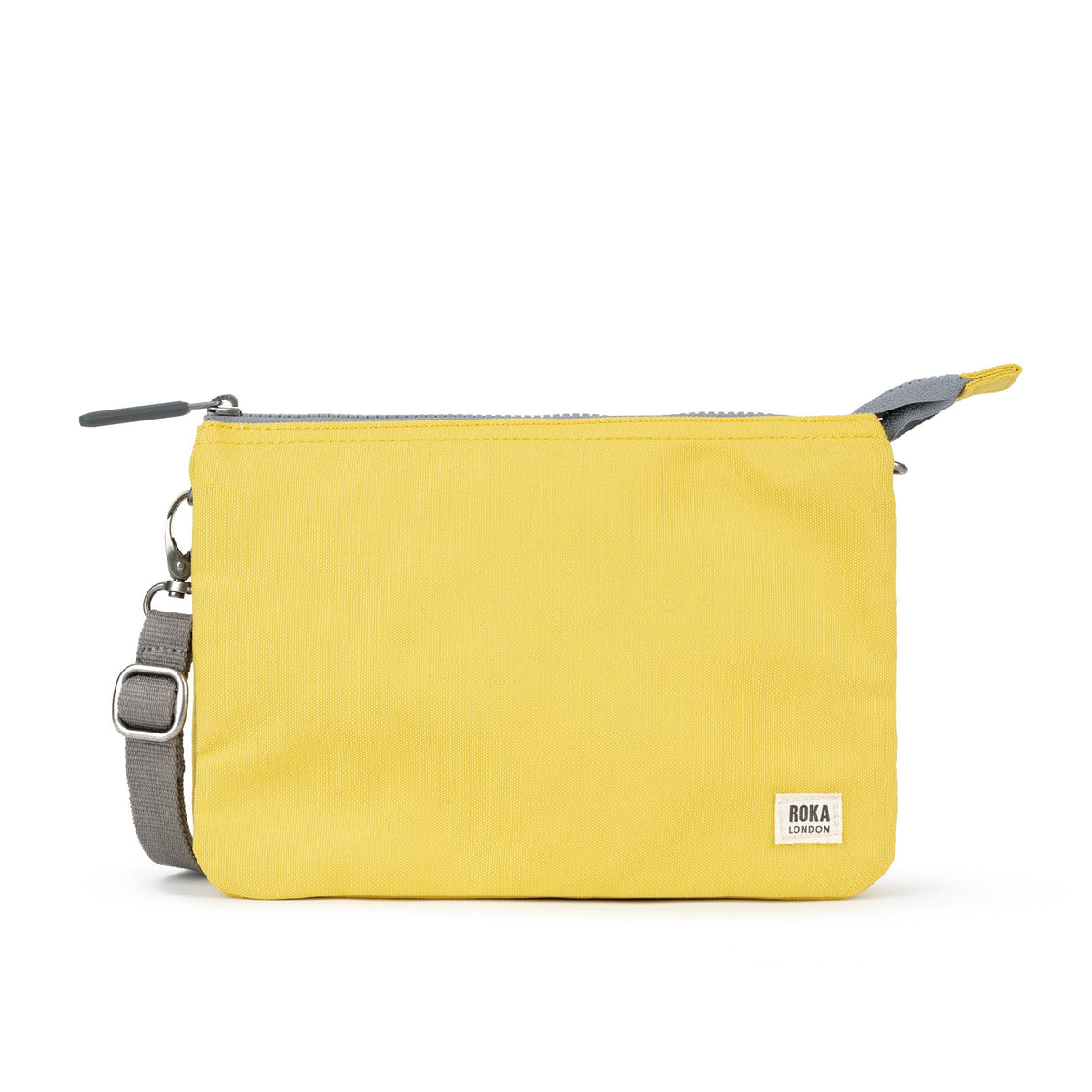 ROKA London - Carnaby XL XL Carnaby crossbody-väska #Färg_Lemonade