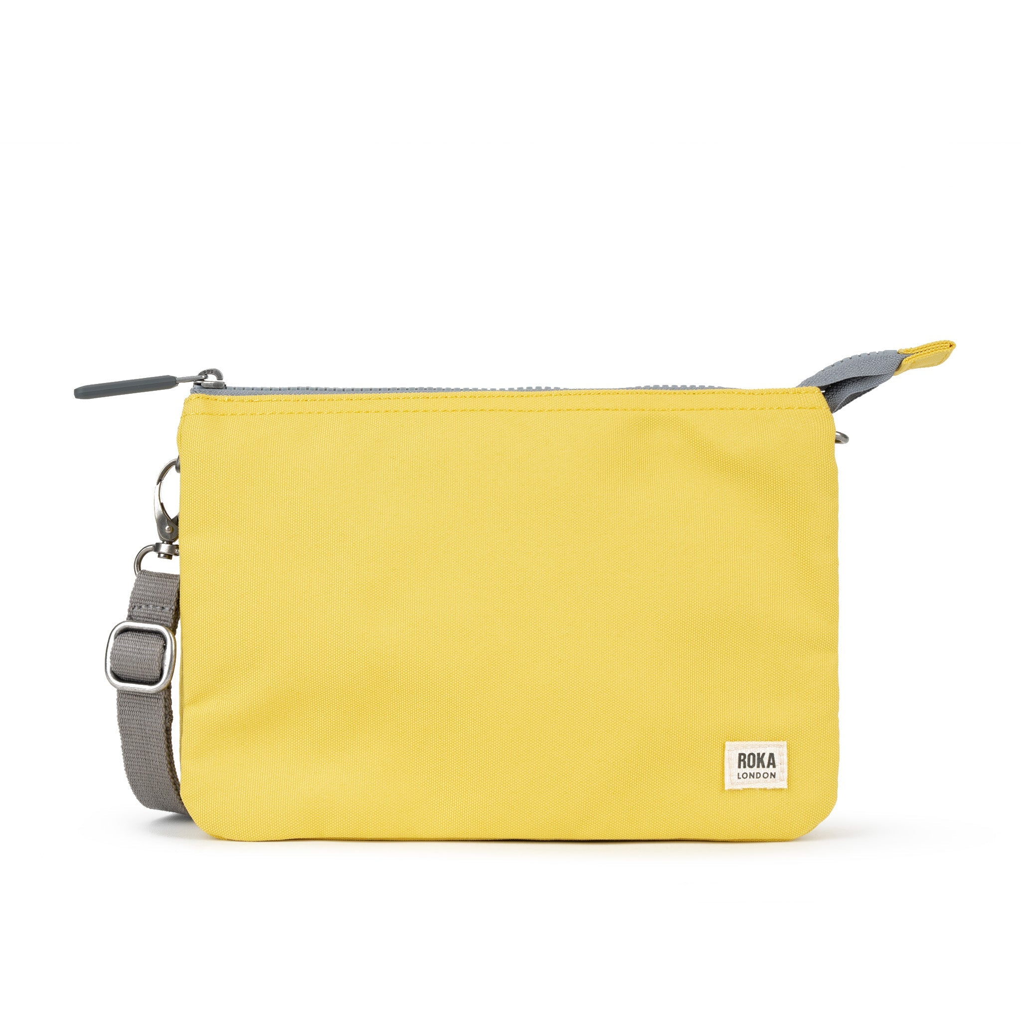 ROKA London - Carnaby XL XL Carnaby crossbody-väska #Färg_Lemonade