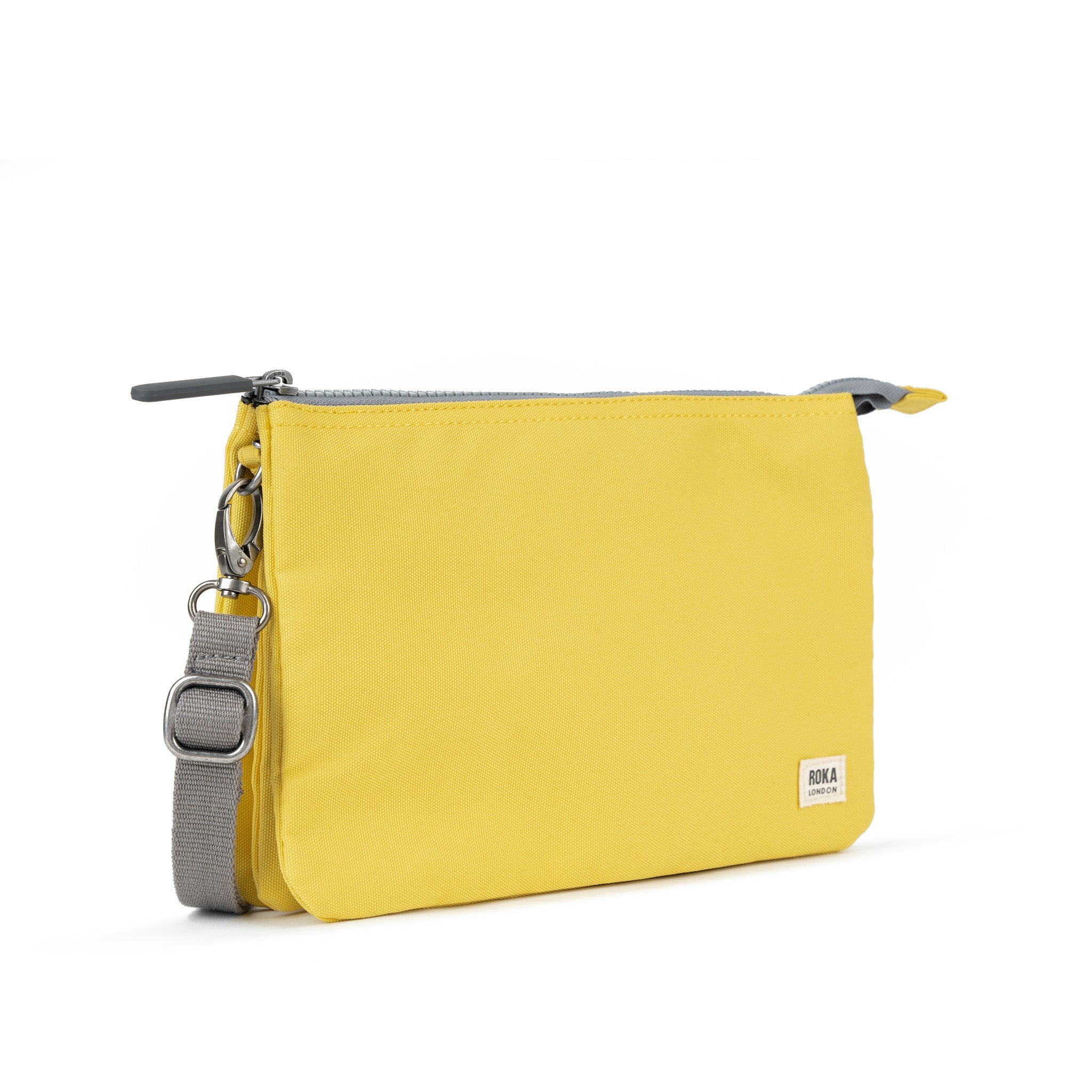 ROKA London - Carnaby XL XL Carnaby crossbody-väska #Färg_Lemonade
