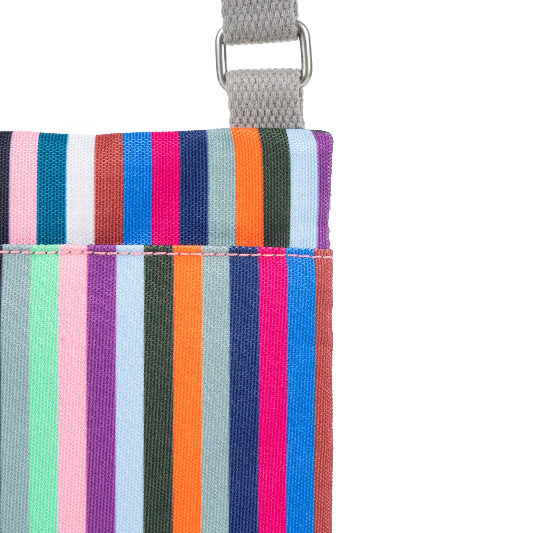 ROKA London - Chelsea XS slingväska med ficka #Färg_Multi_Stripe