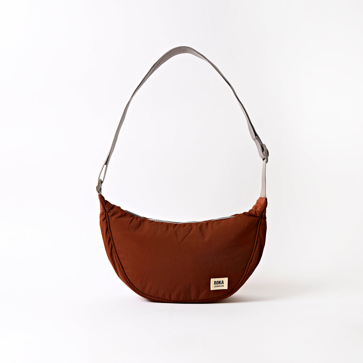 ROKA London - Farringdon S halvmåneväska #Färg_Henna
