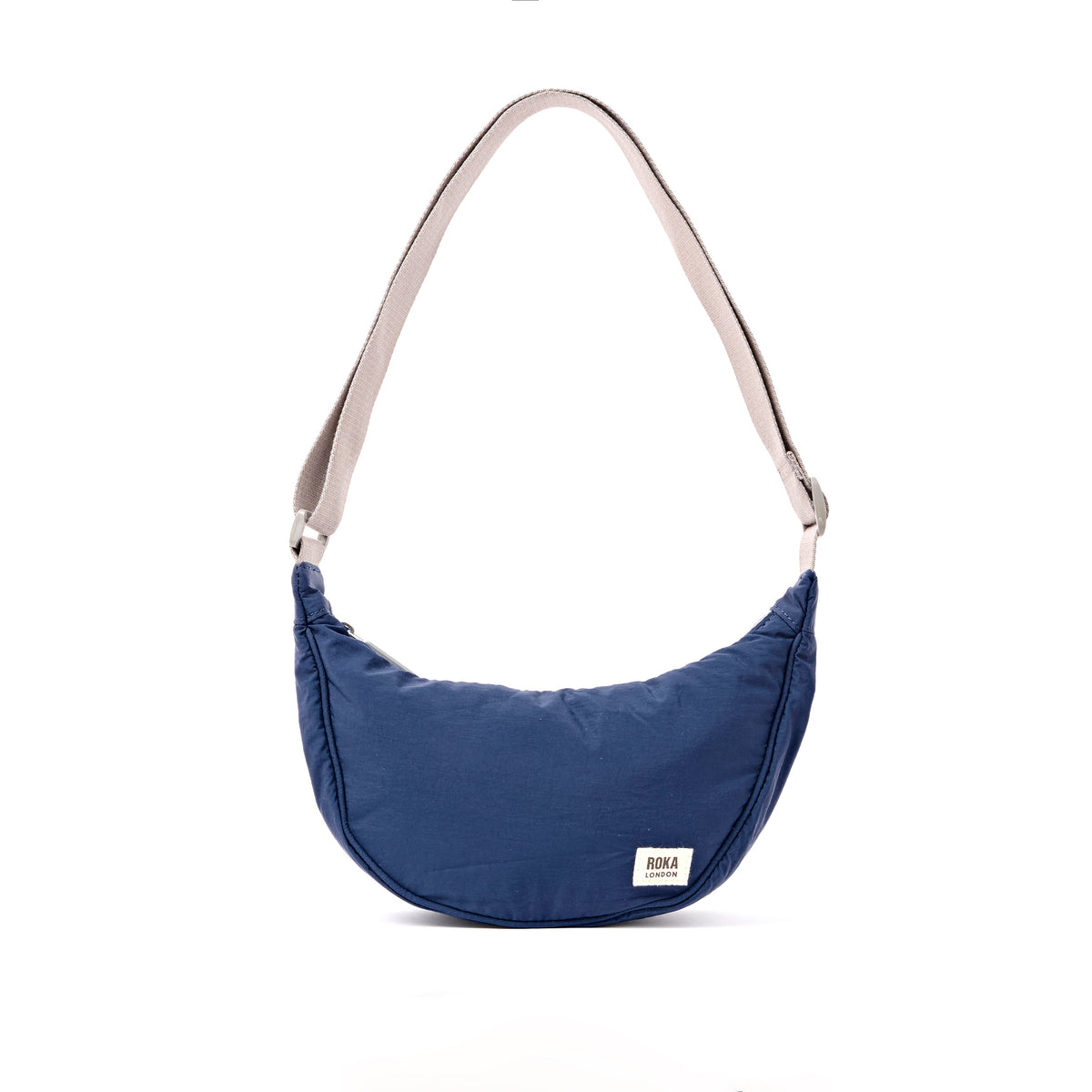 ROKA London - Farringdon S halvmåneväska #Färg_Deep_Cobalt