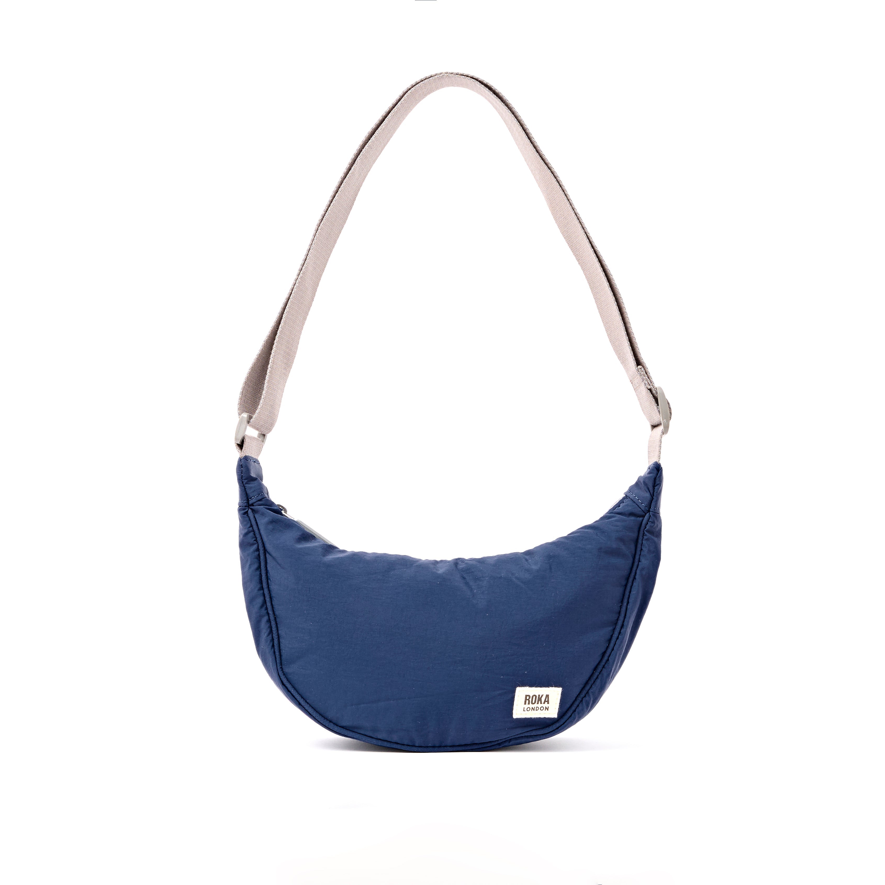 ROKA London - Farringdon S halvmåneväska #Färg_Deep_Cobalt