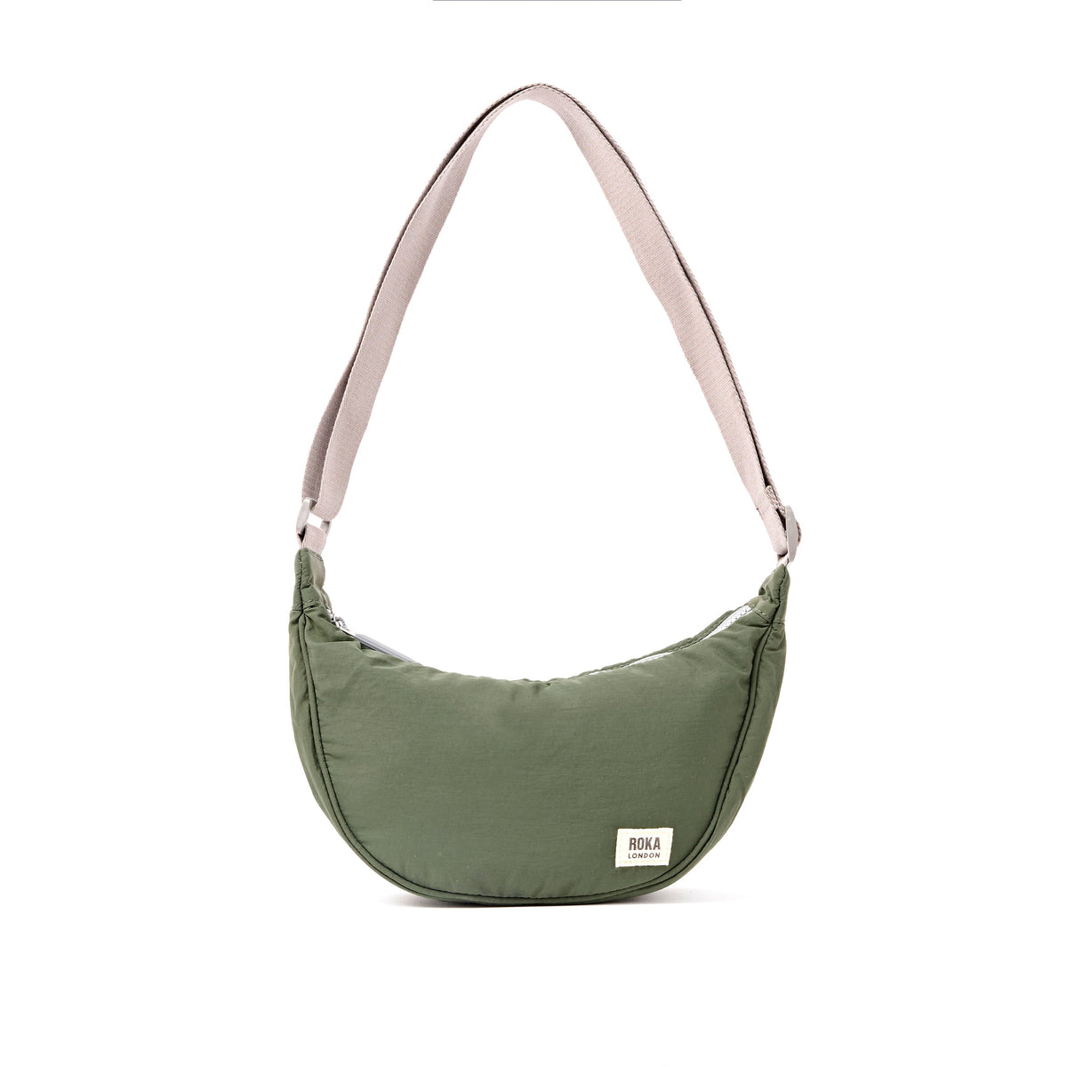 ROKA London - Farringdon S halvmåneväska #Färg_Olive