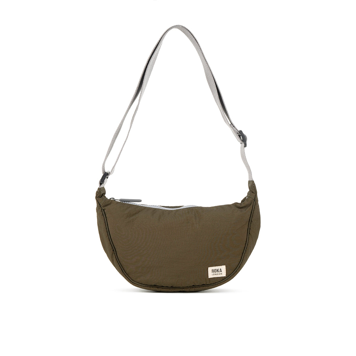 ROKA London - Farringdon S halvmåneväska #Färg_Moss