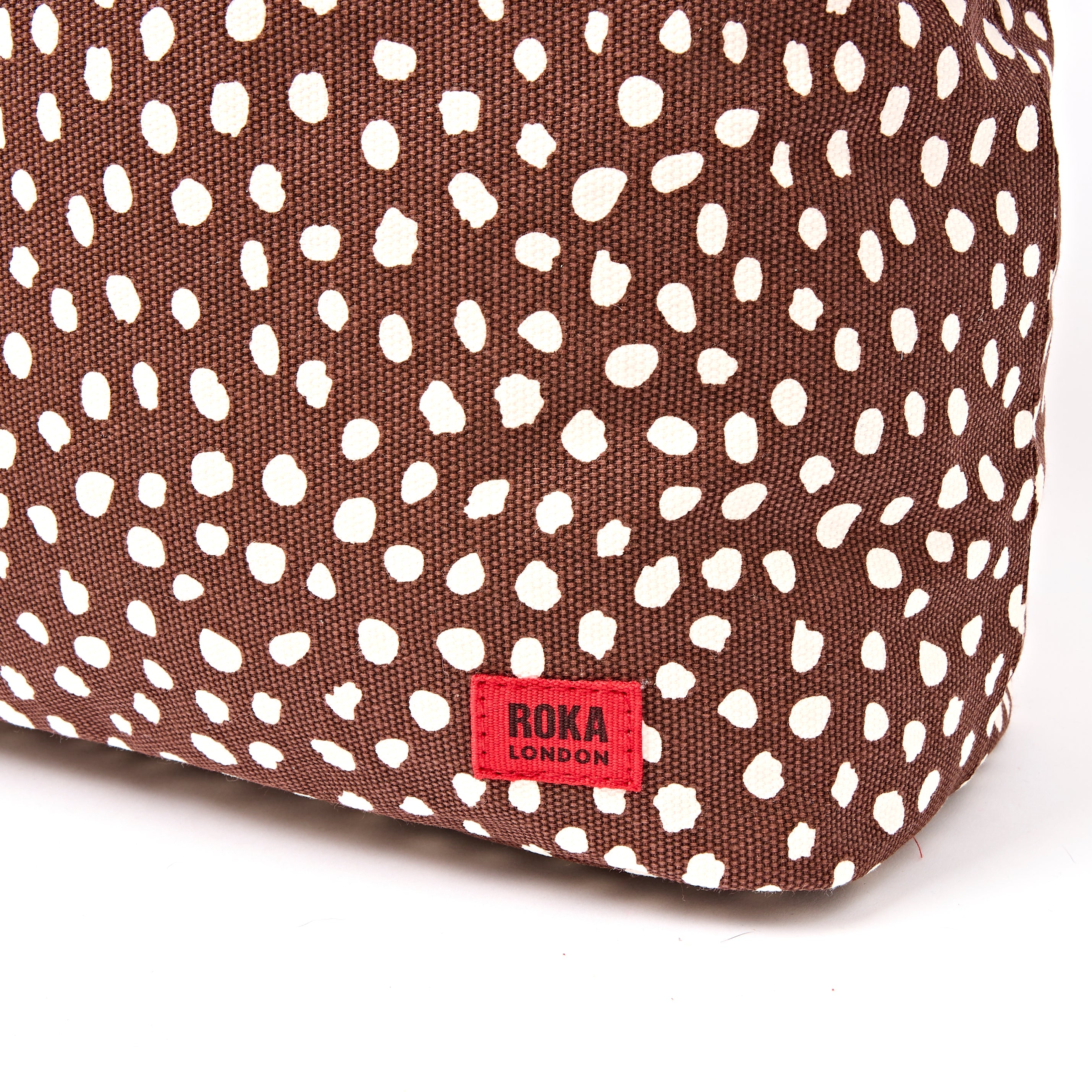 ROKA London - Hoxton L axelväska #Färg_Brown_Spot