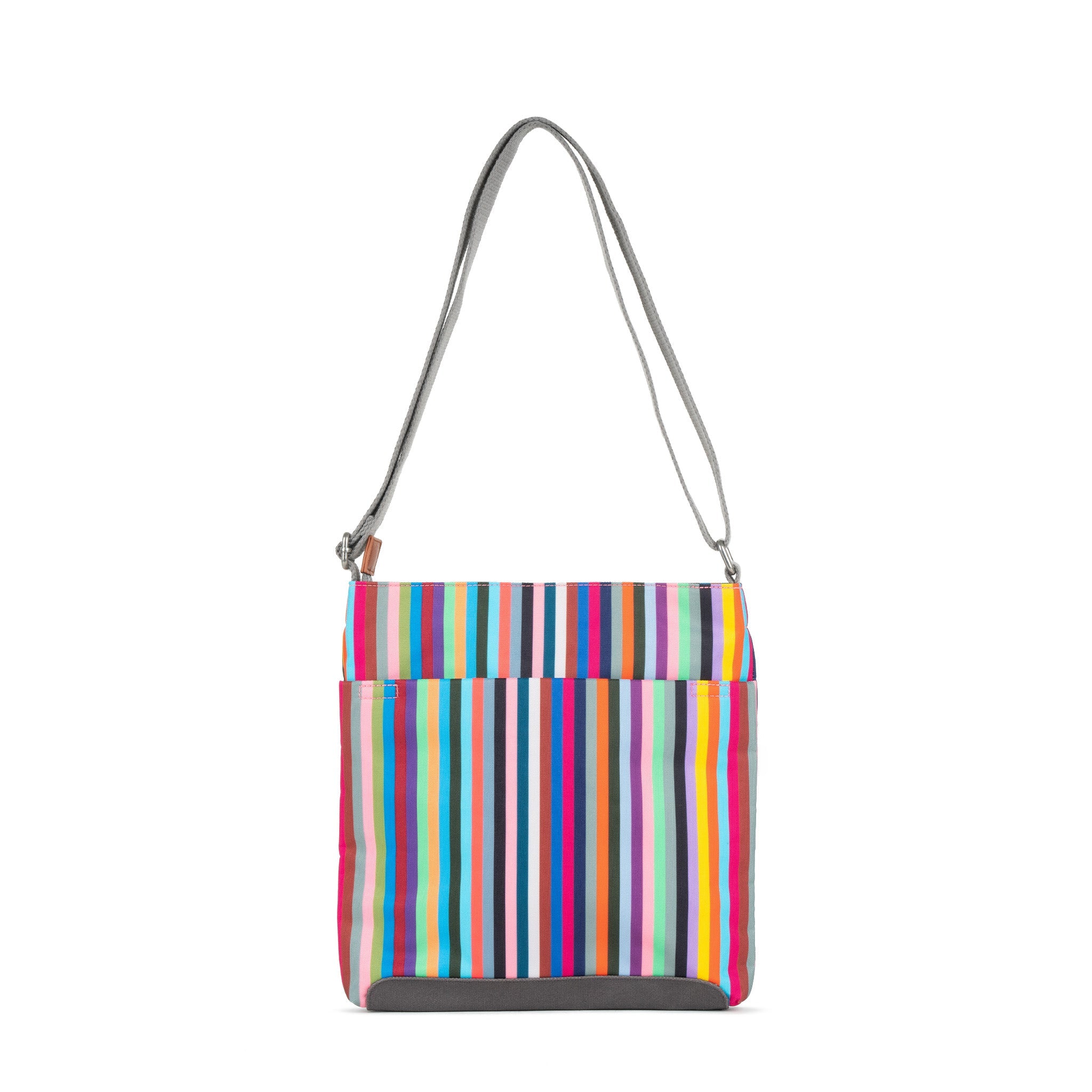 ROKA London - Kennington M crossbody-väska #Färg_Multi_Stripe