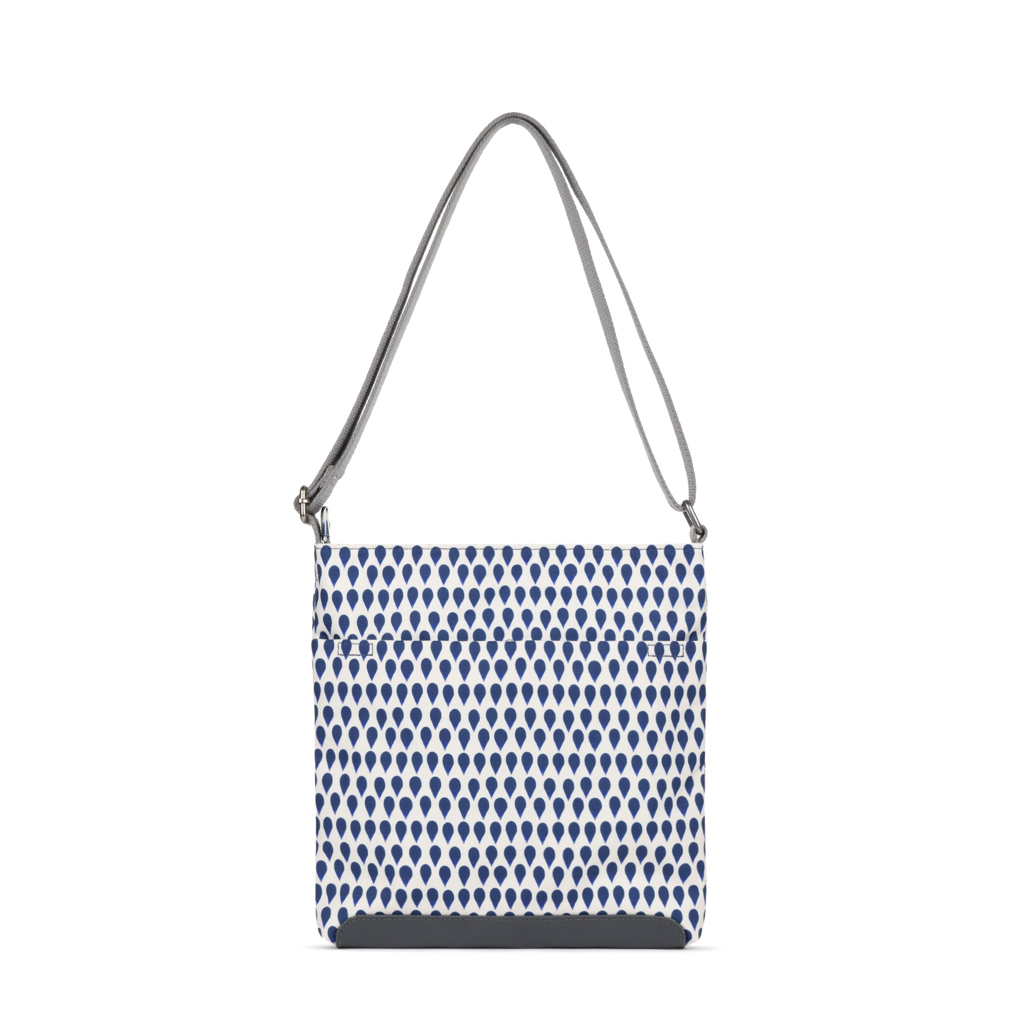 ROKA London - Kennington M crossbody-väska #Färg_Denim_Rain