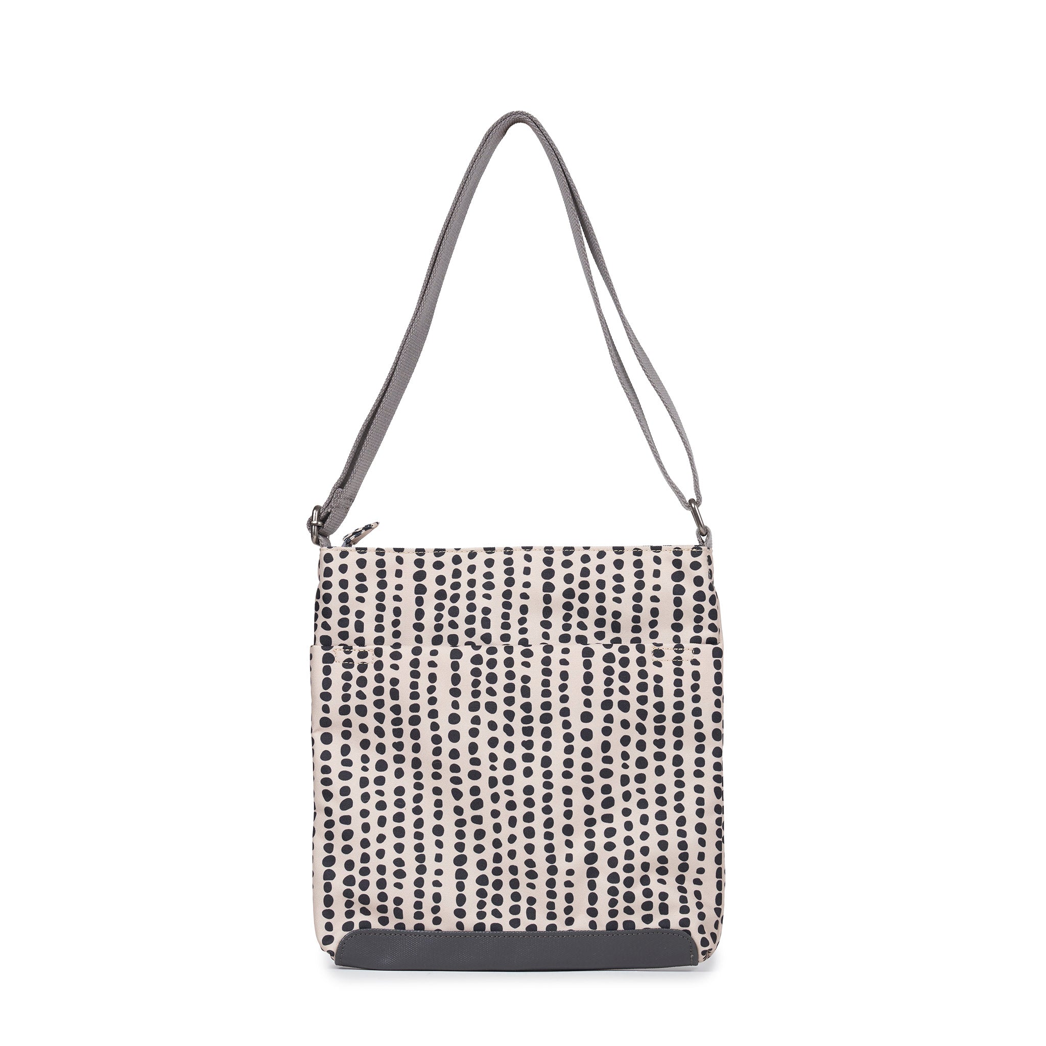ROKA London - Kennington M crossbody-väska #Färg_Linear_Dot