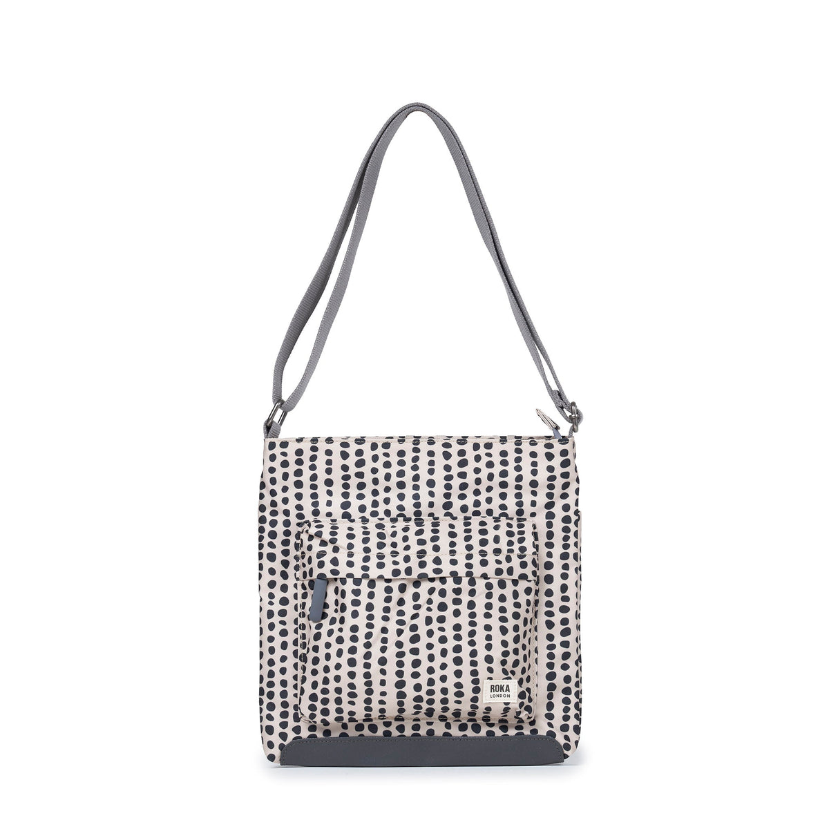 ROKA London - Kennington M crossbody-väska #Färg_Linear_Dot