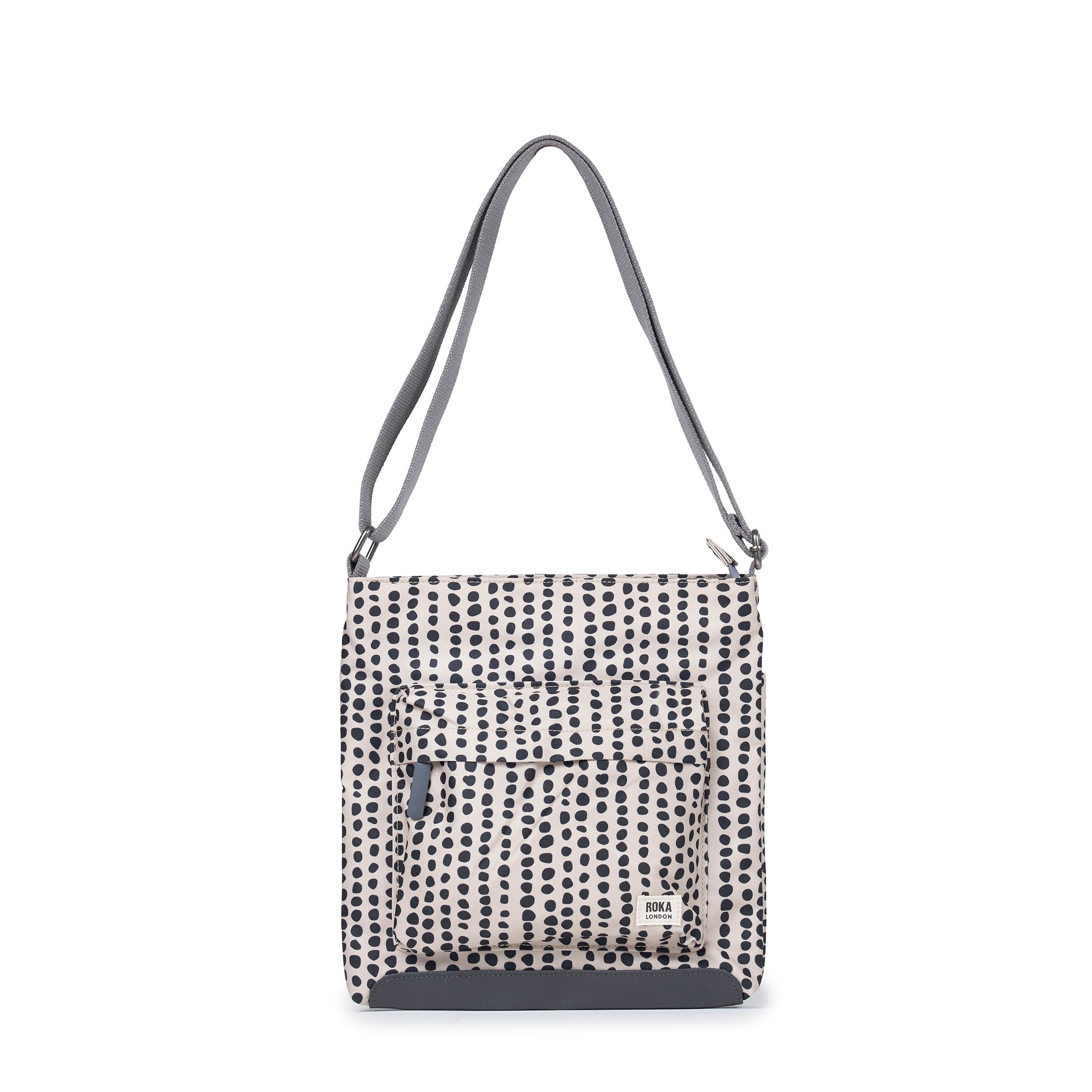 ROKA London - Kennington M crossbody-väska #Färg_Linear_Dot