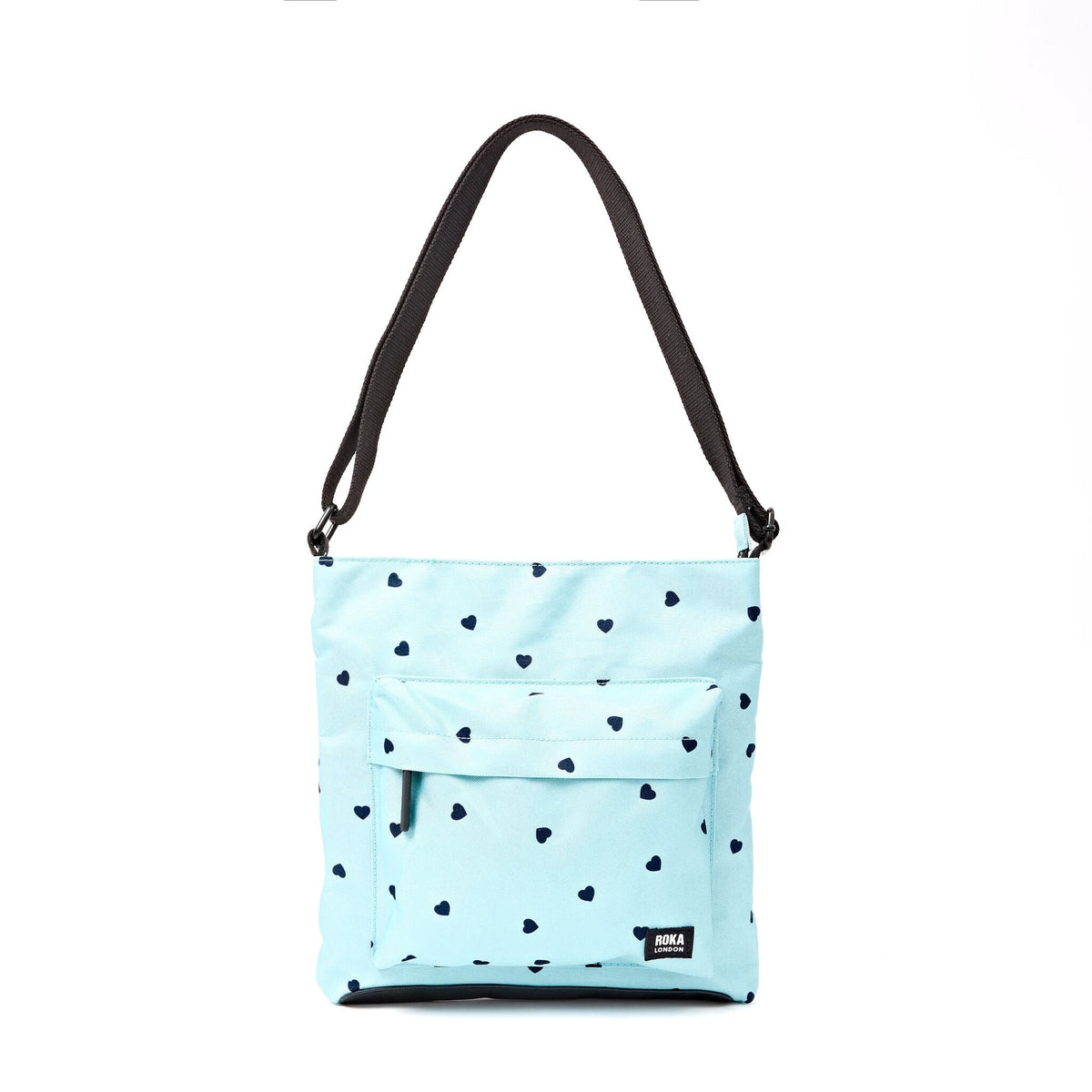 ROKA London - Kennington M crossbody-väska #Färg_Heart_Print