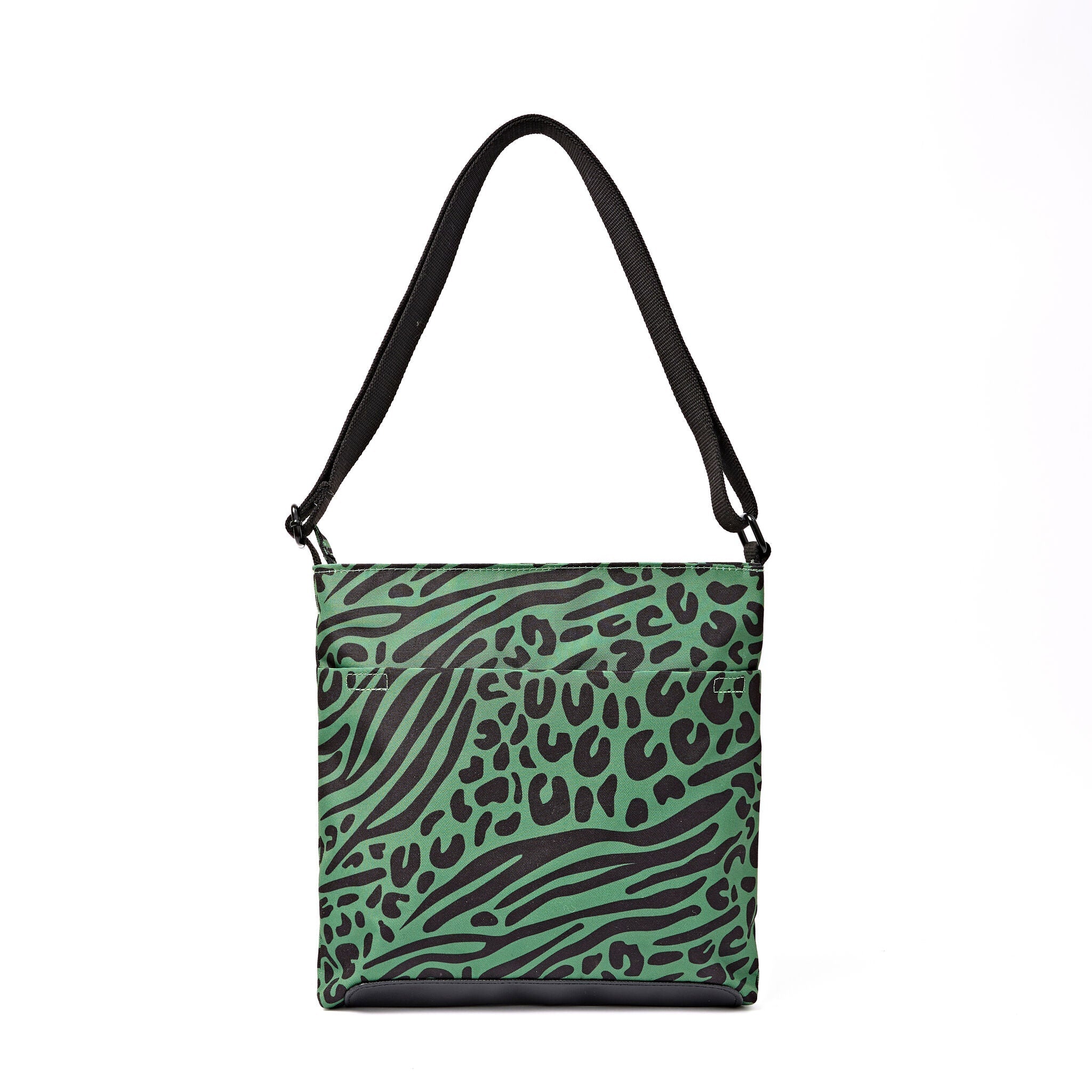 ROKA London - Kennington M crossbody-väska #Färg_Mixed_Animal_Artichoke