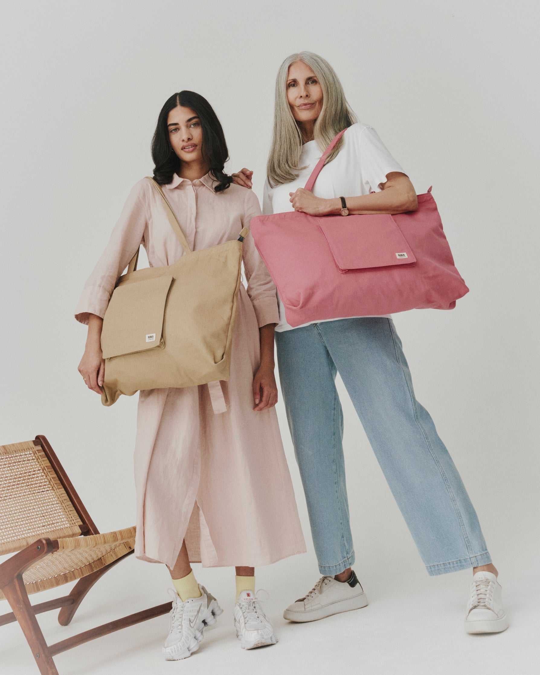 ROKA London - Portobello L toteväska #Färg_Crimson
