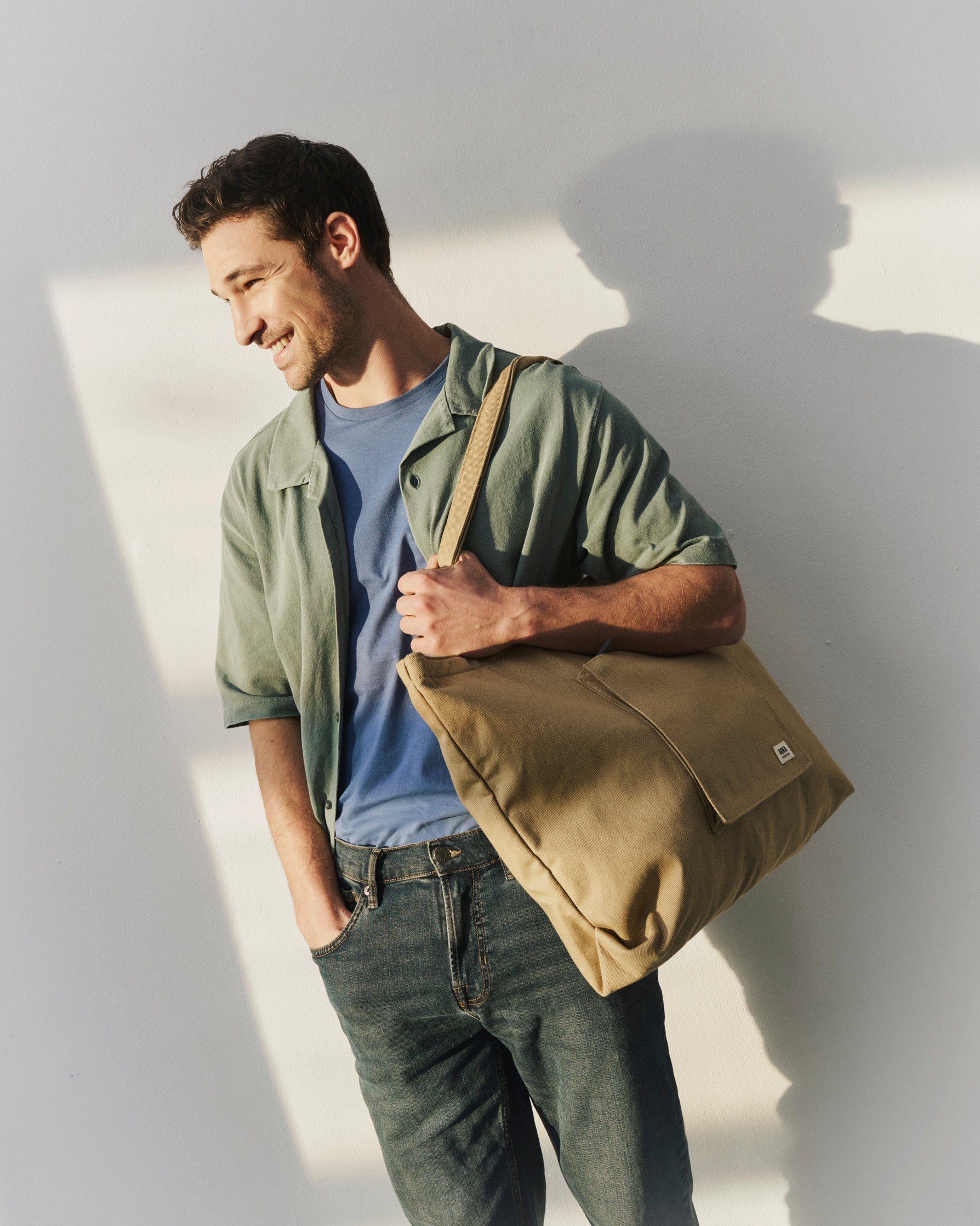 ROKA London - Portobello L toteväska #Färg_Khaki