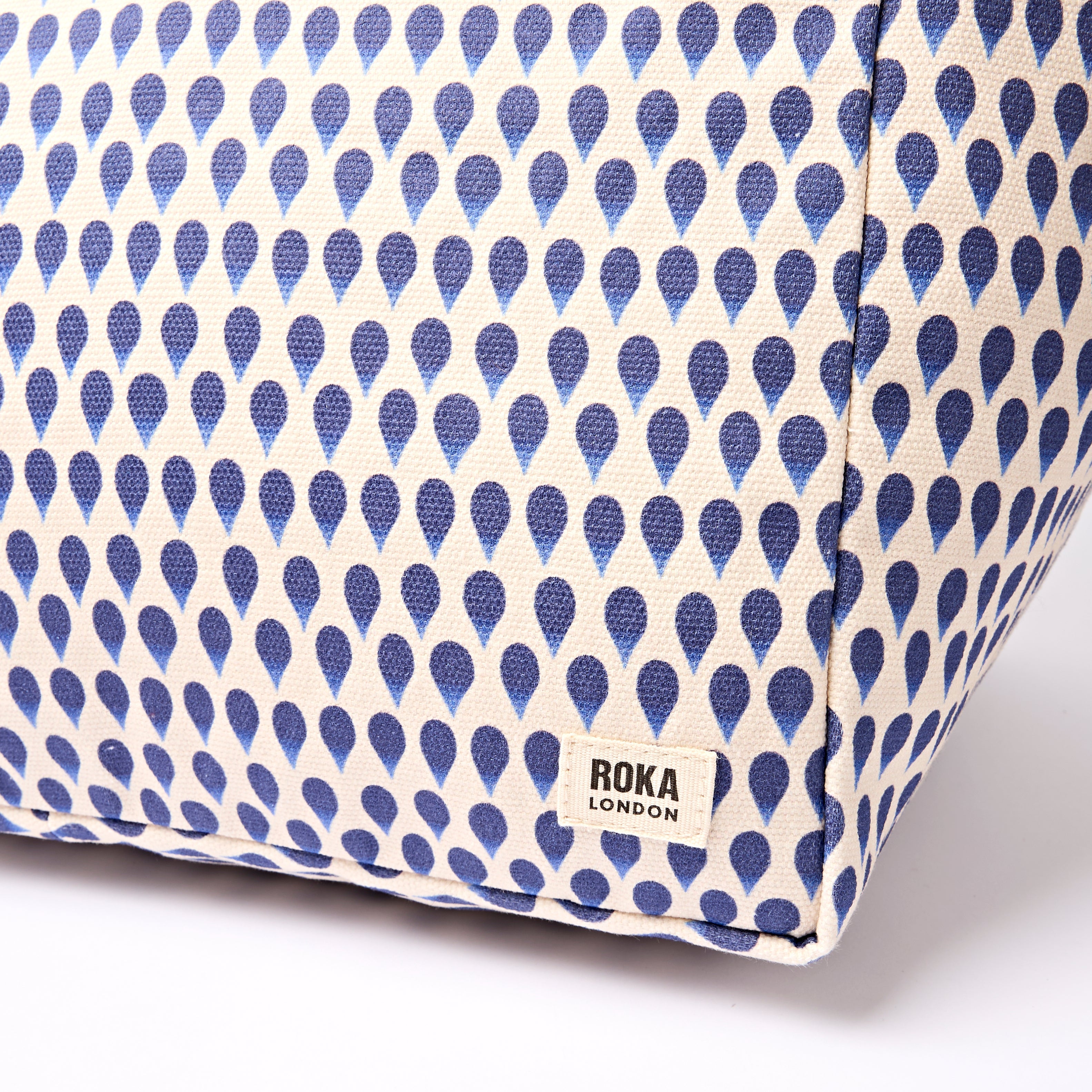 ROKA London - Marylebone L toteväska #Färg_Denim_Rain_Indigo