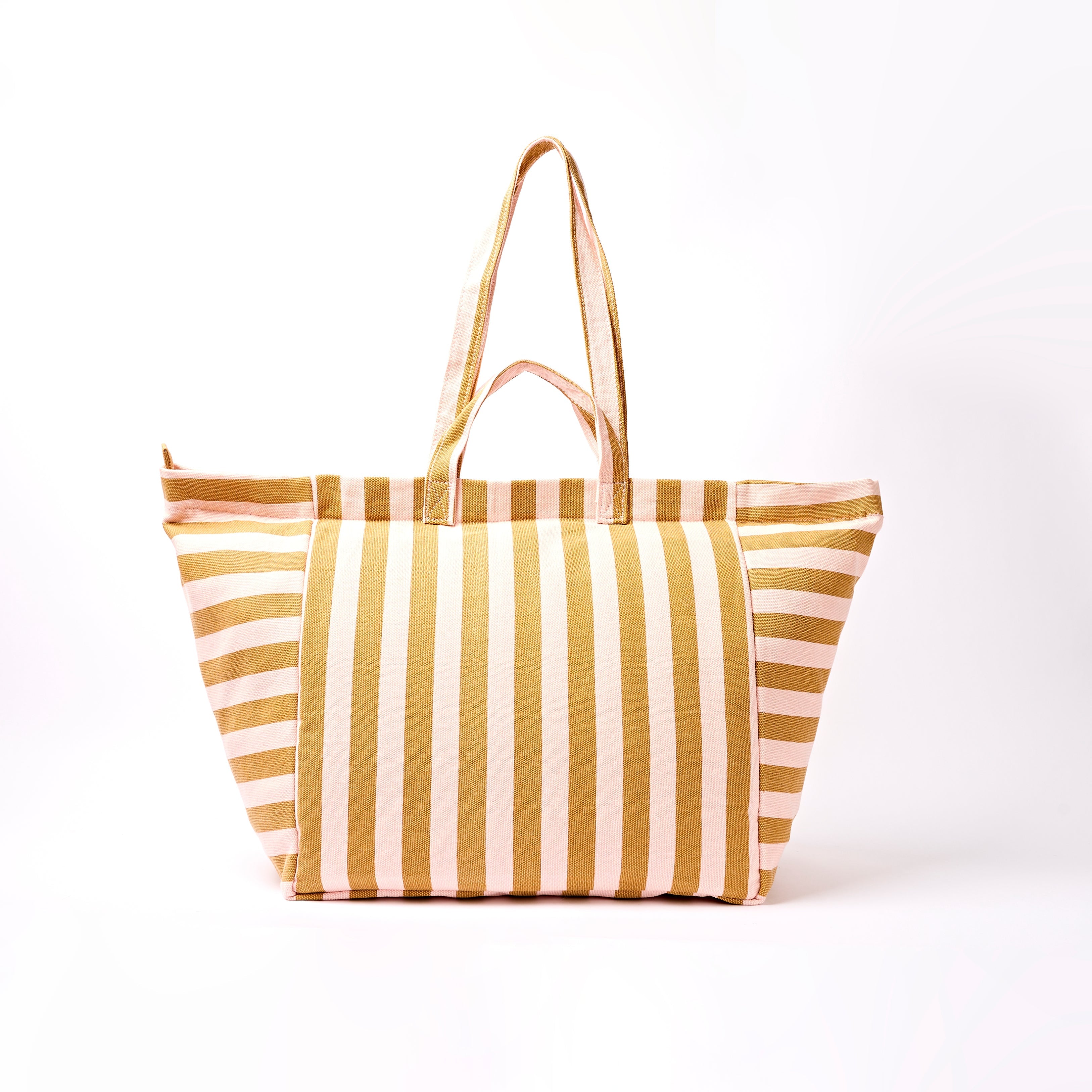 ROKA London - Marylebone L toteväska #Färg_Rose_Gold_Stripe