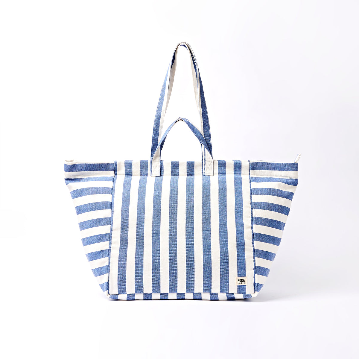 ROKA London - Marylebone L toteväska #Färg_Denim_Stripe