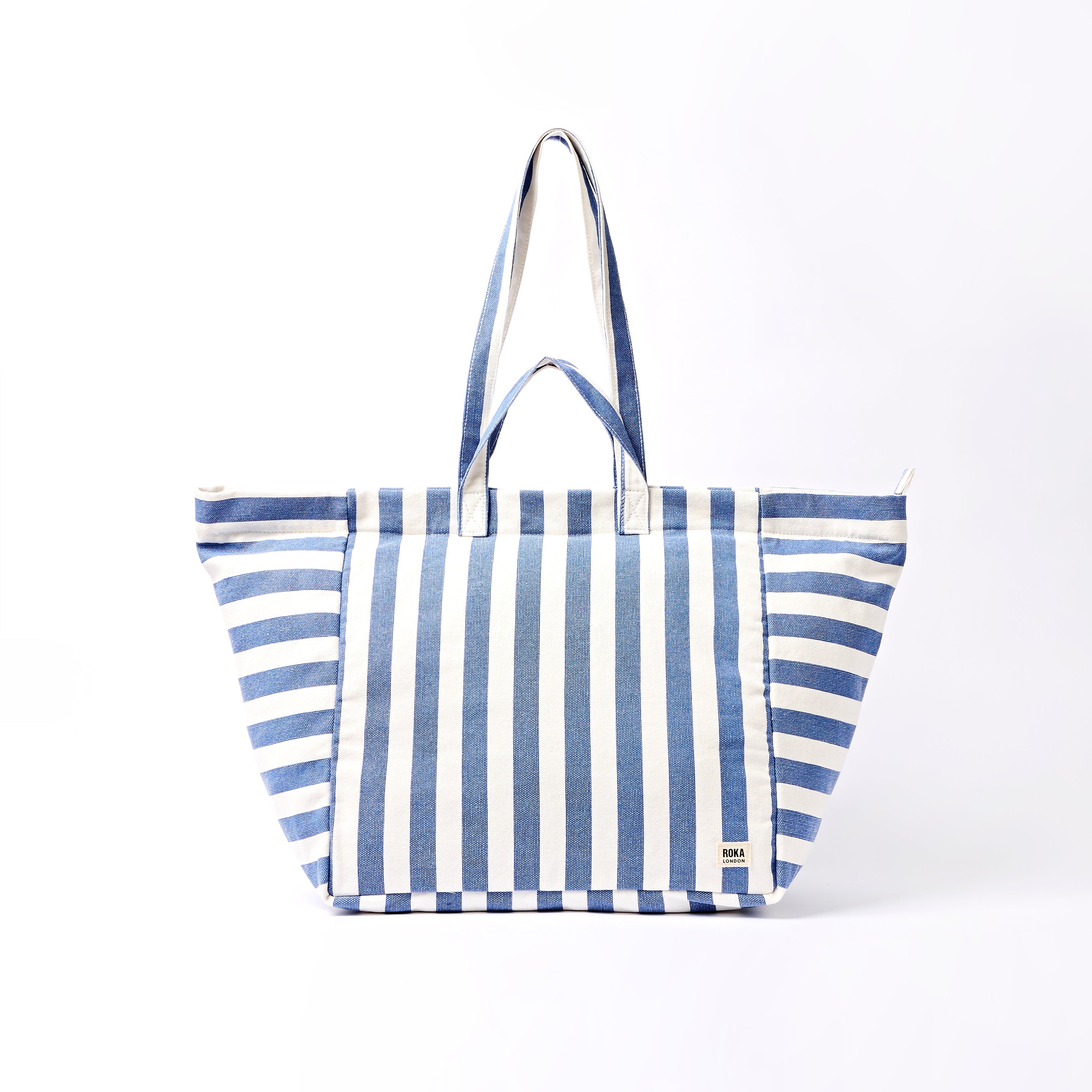 ROKA London - Marylebone L toteväska #Färg_Denim_Stripe