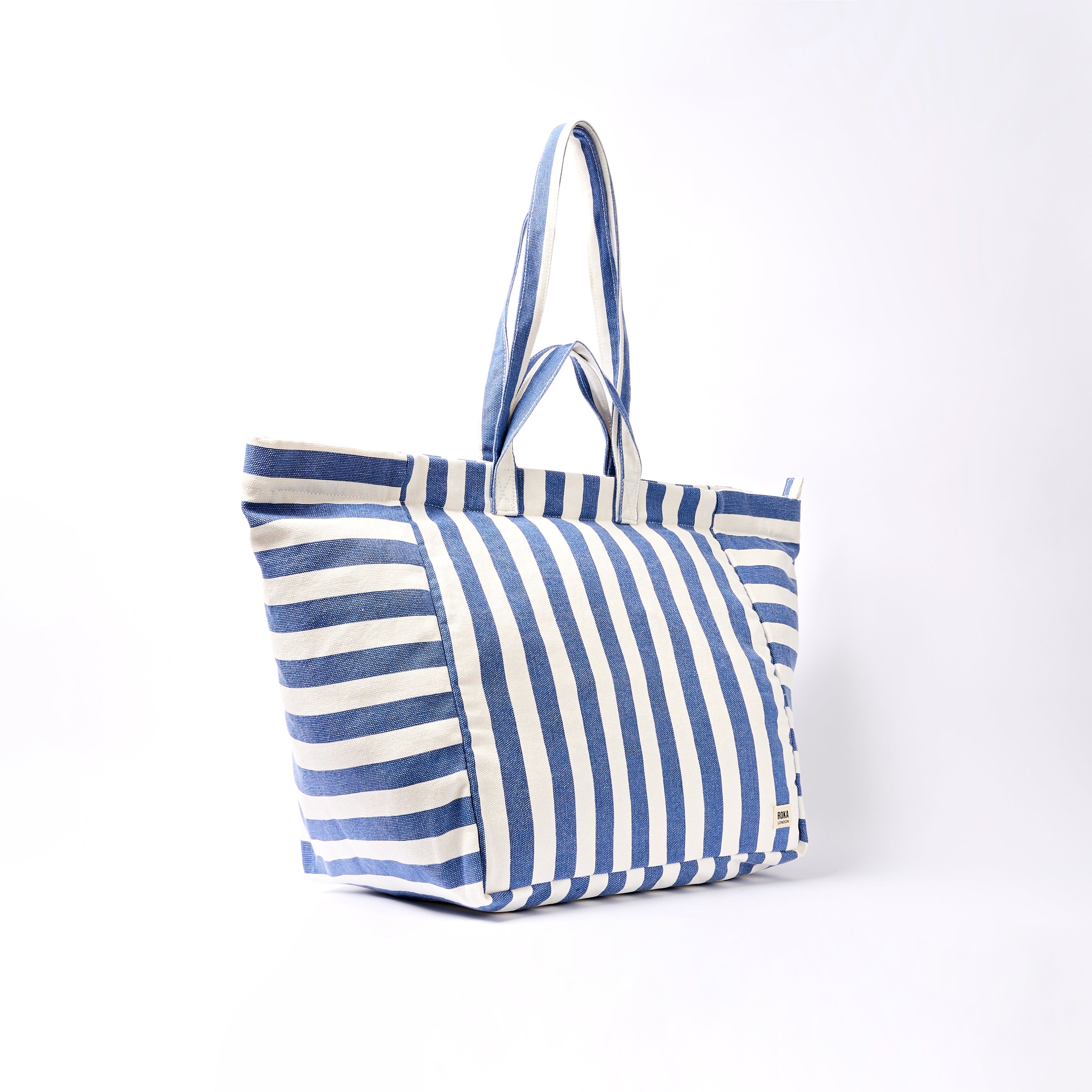 ROKA London - Marylebone L toteväska #Färg_Denim_Stripe